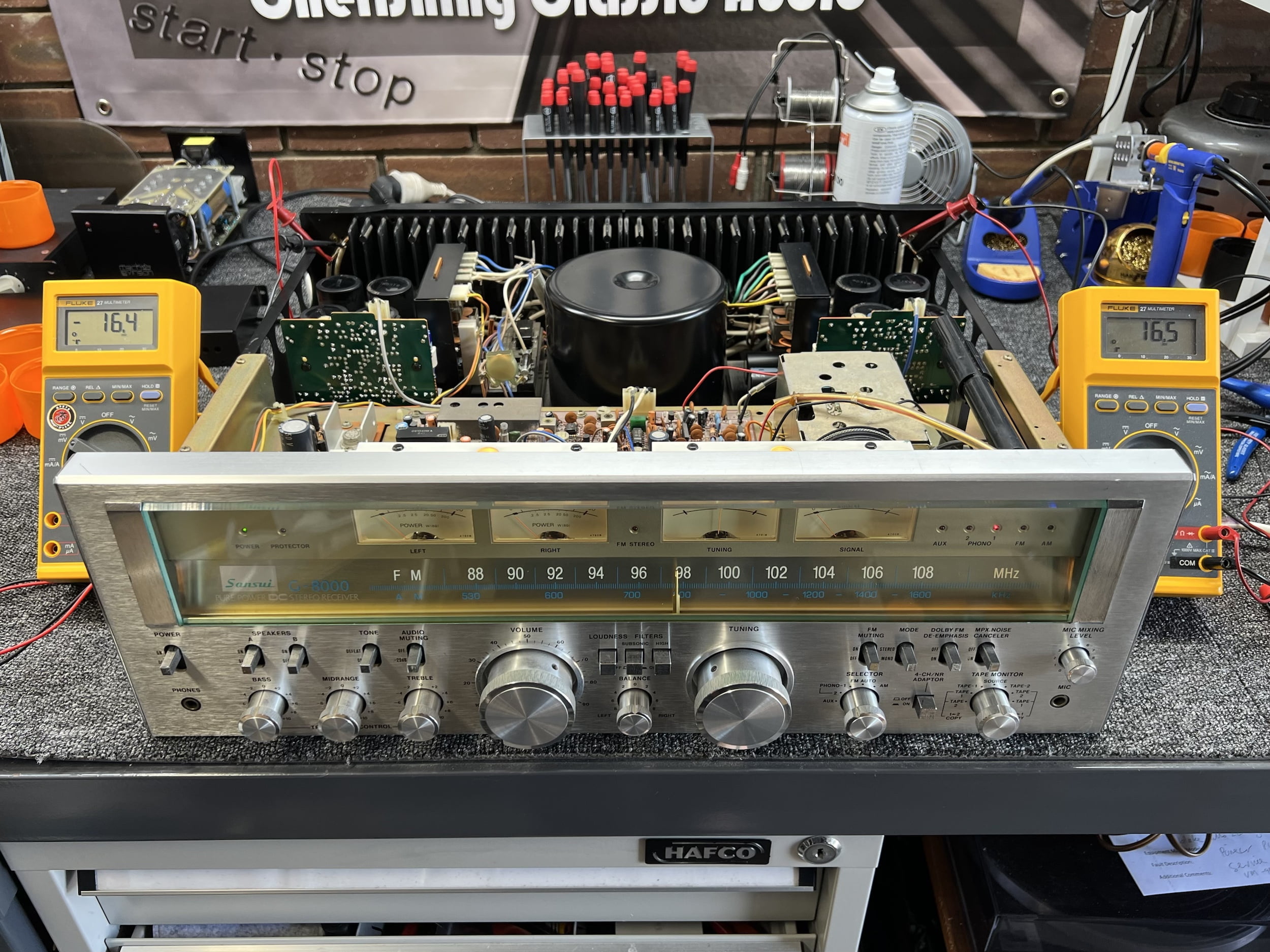 Spectacular Sansui G-8000 Receiver Repair & Service 25 img 3211
