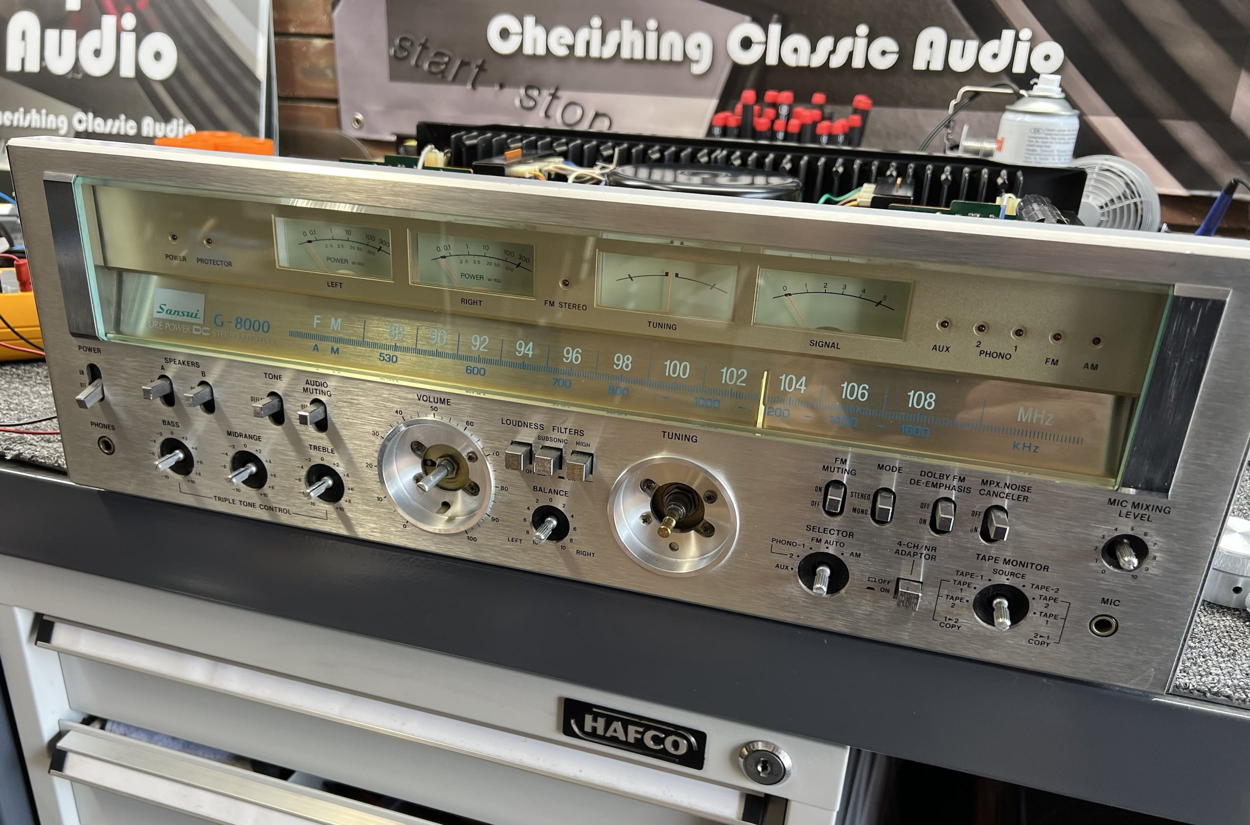 Spectacular Sansui G-8000 Receiver Repair & Service 27 Sansui G-8000