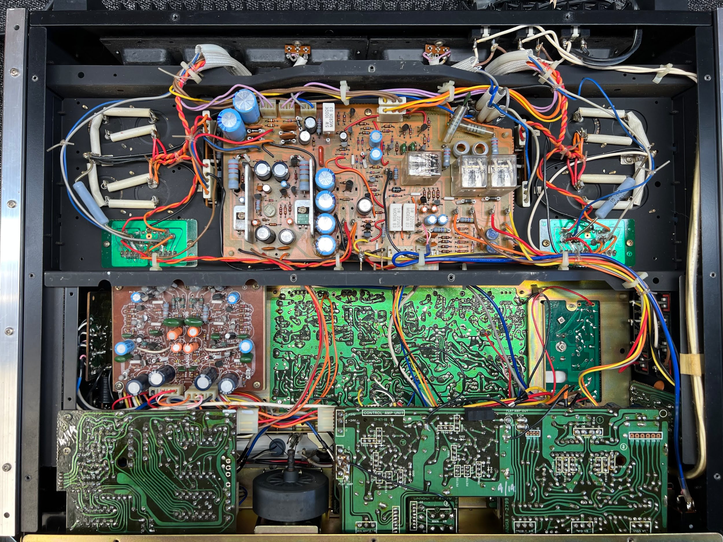 Spectacular Sansui G-8000 Receiver Repair & Service 16 Sansui G-8000