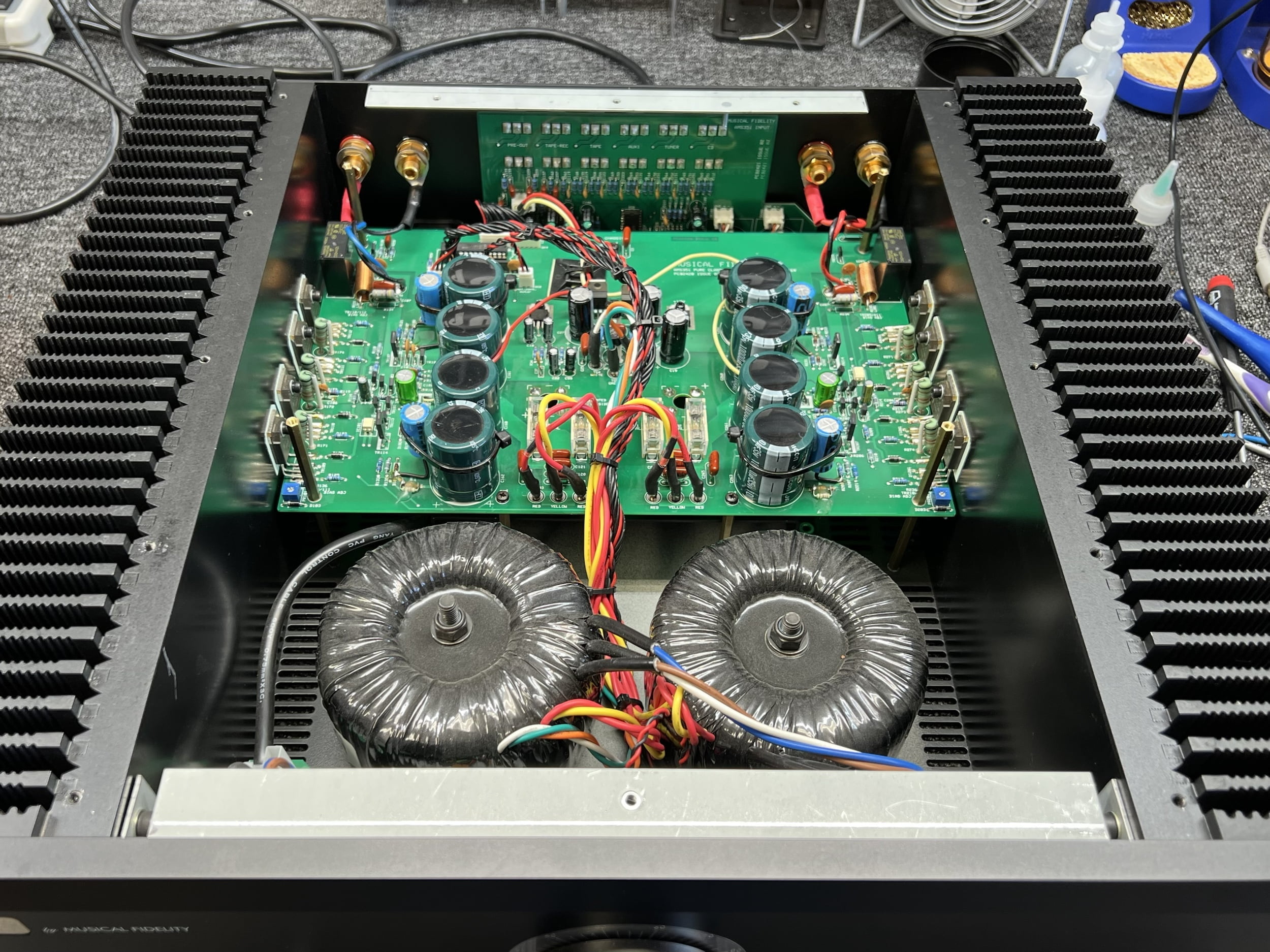Musical Fidelity AMS35i Class A Amplifier Repair 17 Musical Fidelity AMS35i