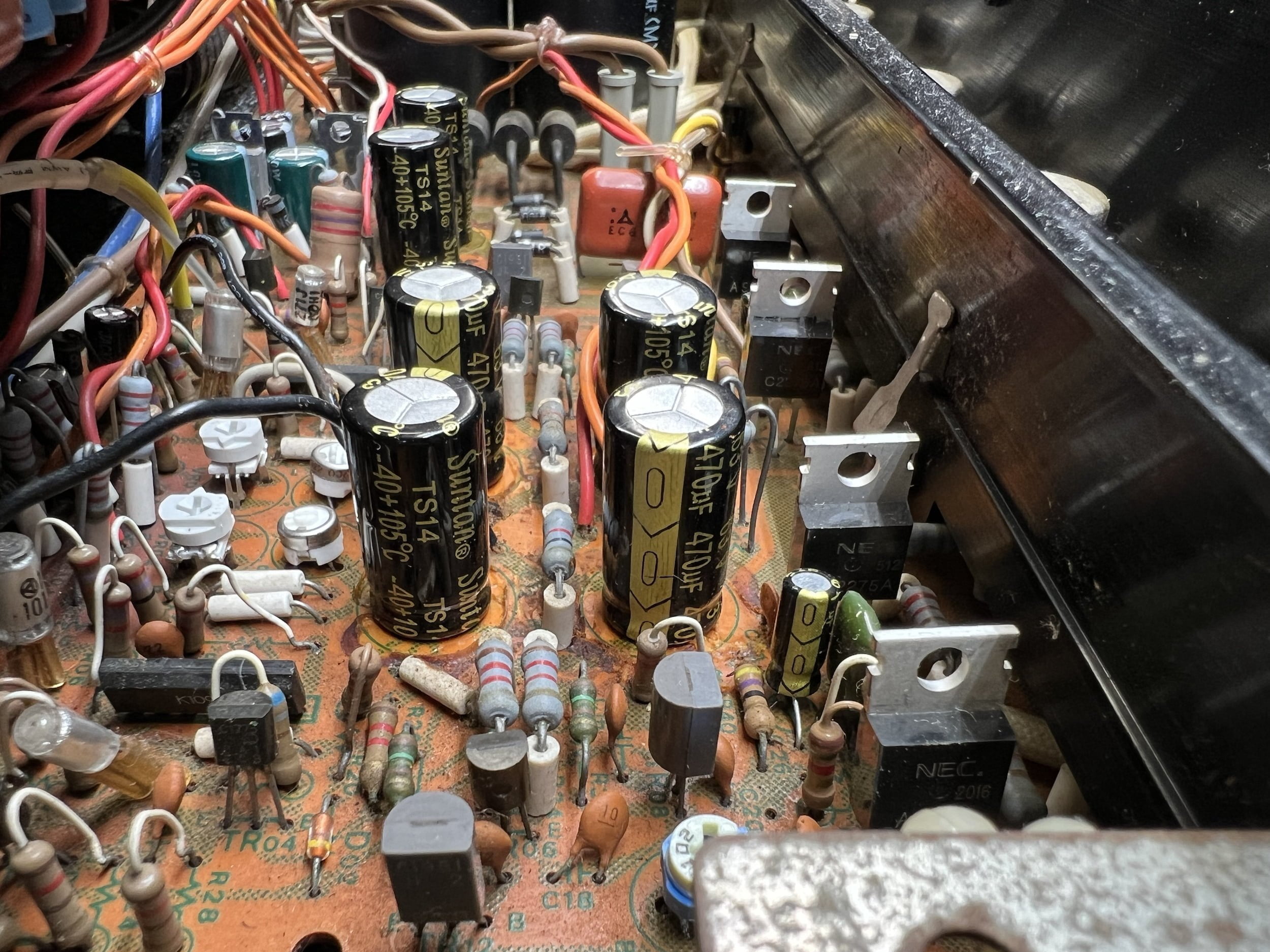 Sansui AU-317 Amplifier Repair, Review & Rant! 4 img 6004