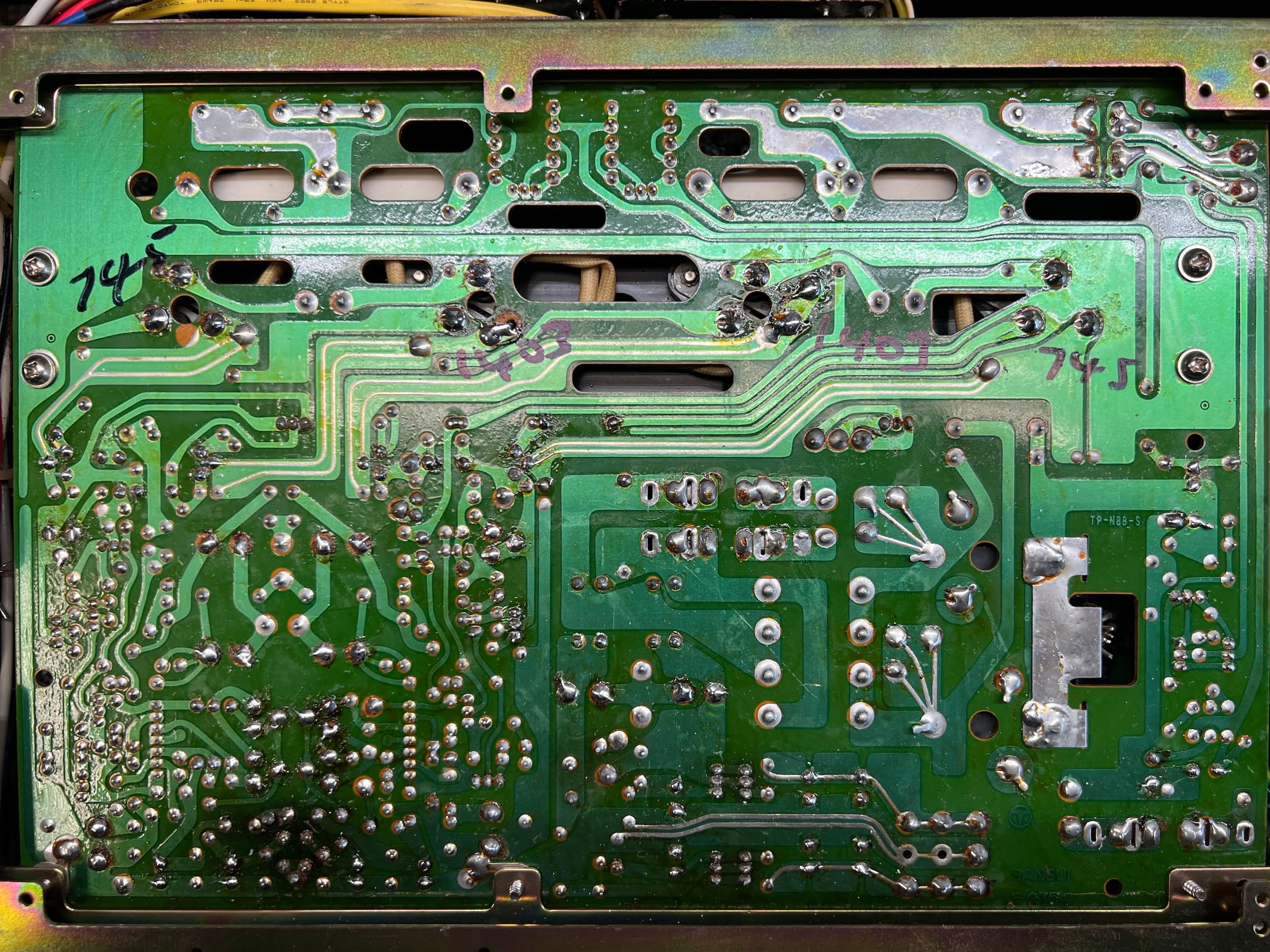 Sansui AU-317 Amplifier Repair, Review & Rant! 8 Sansui AU-317