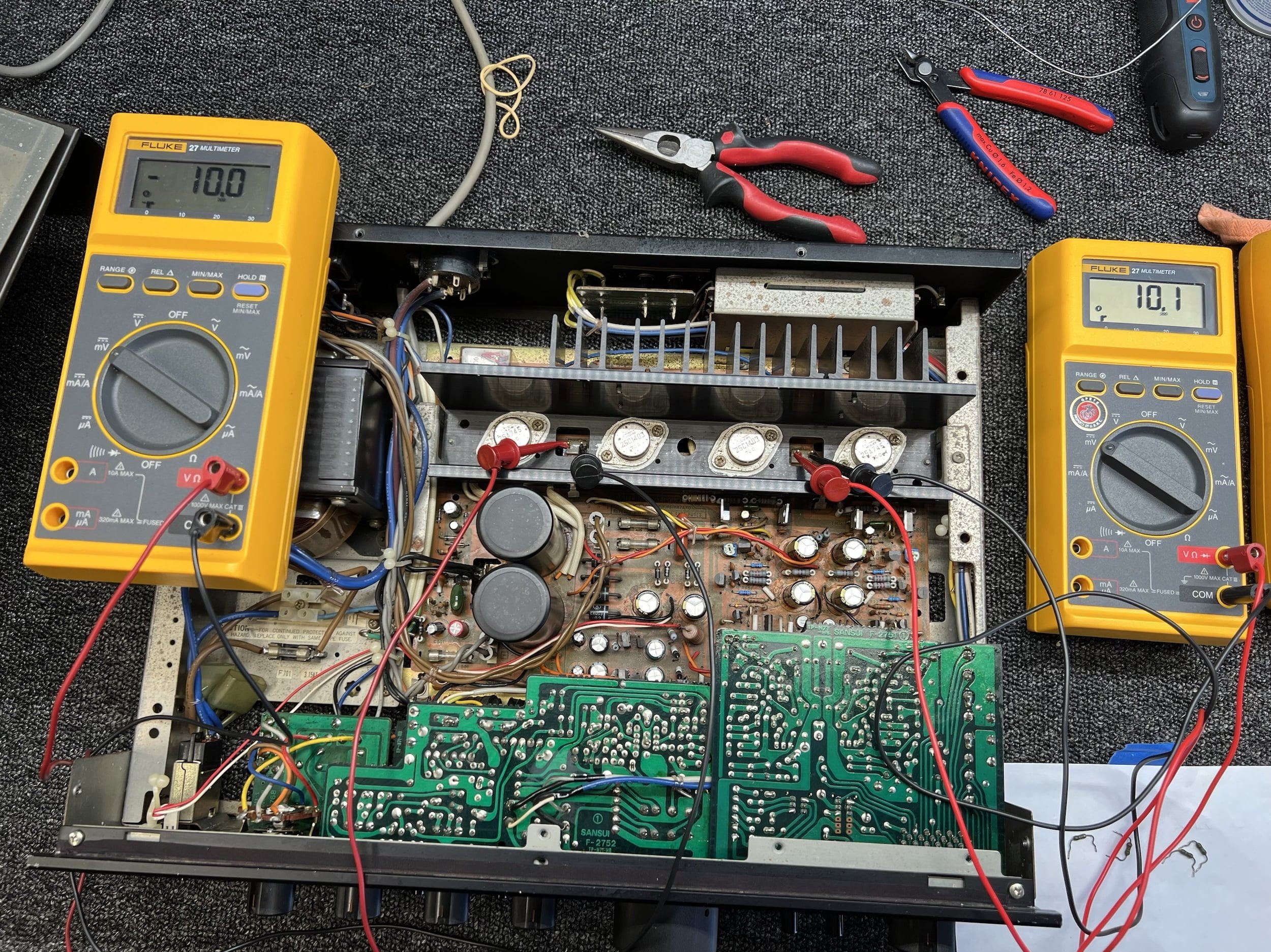 Sansui AU-317 Amplifier Repair, Review & Rant! 12 Sansui AU-317