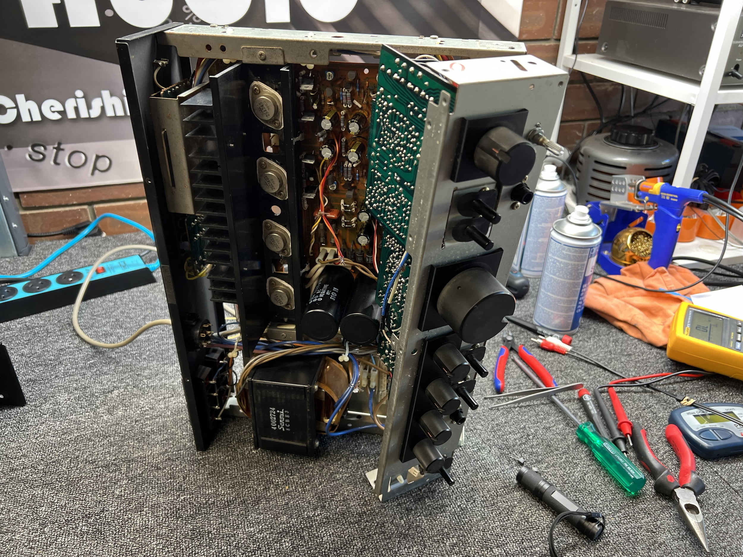 Sansui AU-317 Amplifier Repair, Review & Rant! 15 Sansui AU-317