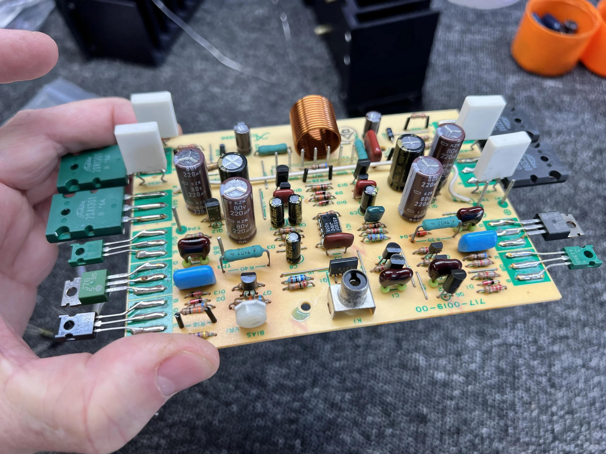 Accuphase E-302 Amplifier Repair & Overhaul 14 Accuphase E-302