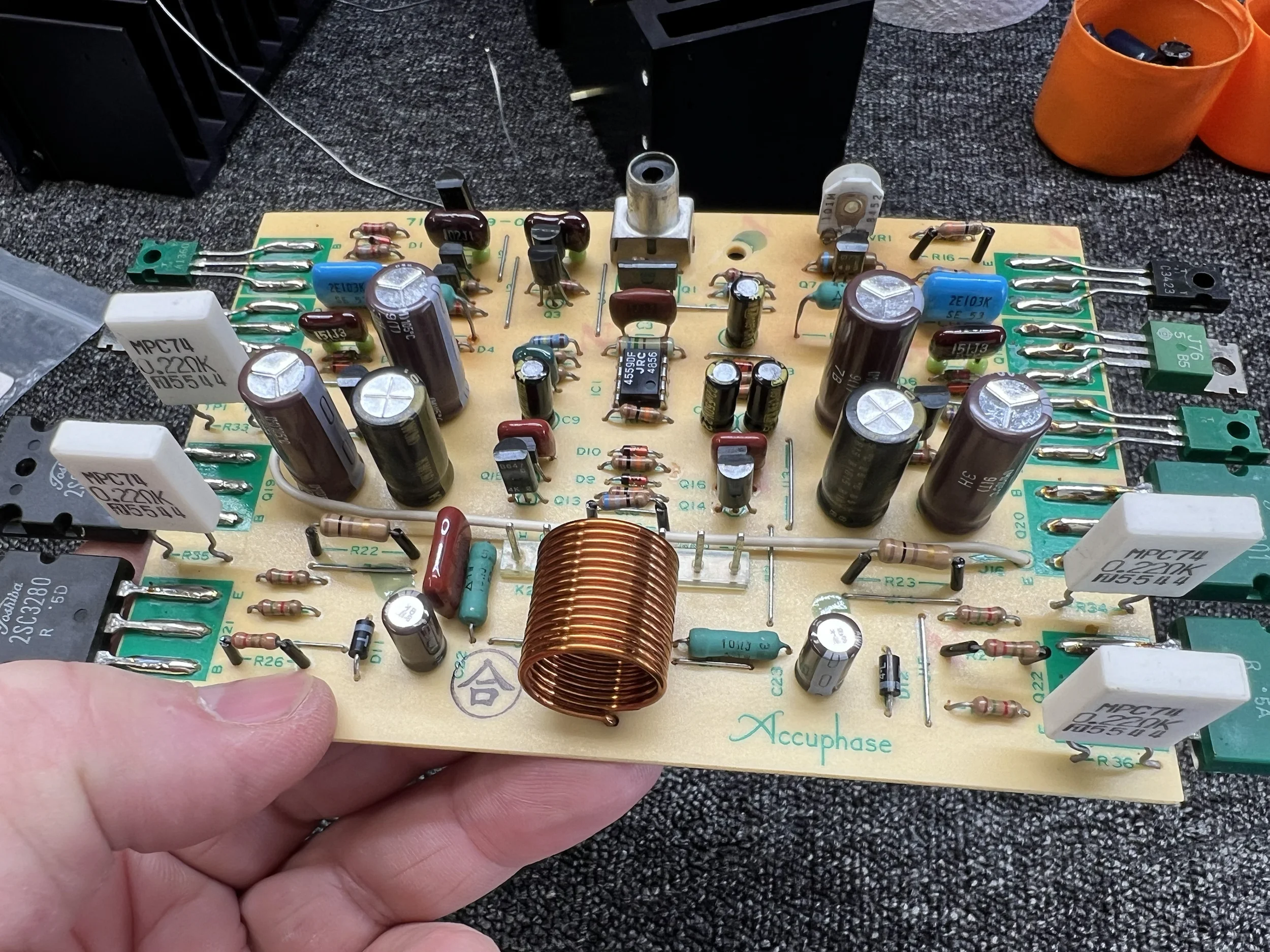 Accuphase E-302 Amplifier Repair & Overhaul 15 Accuphase E-302