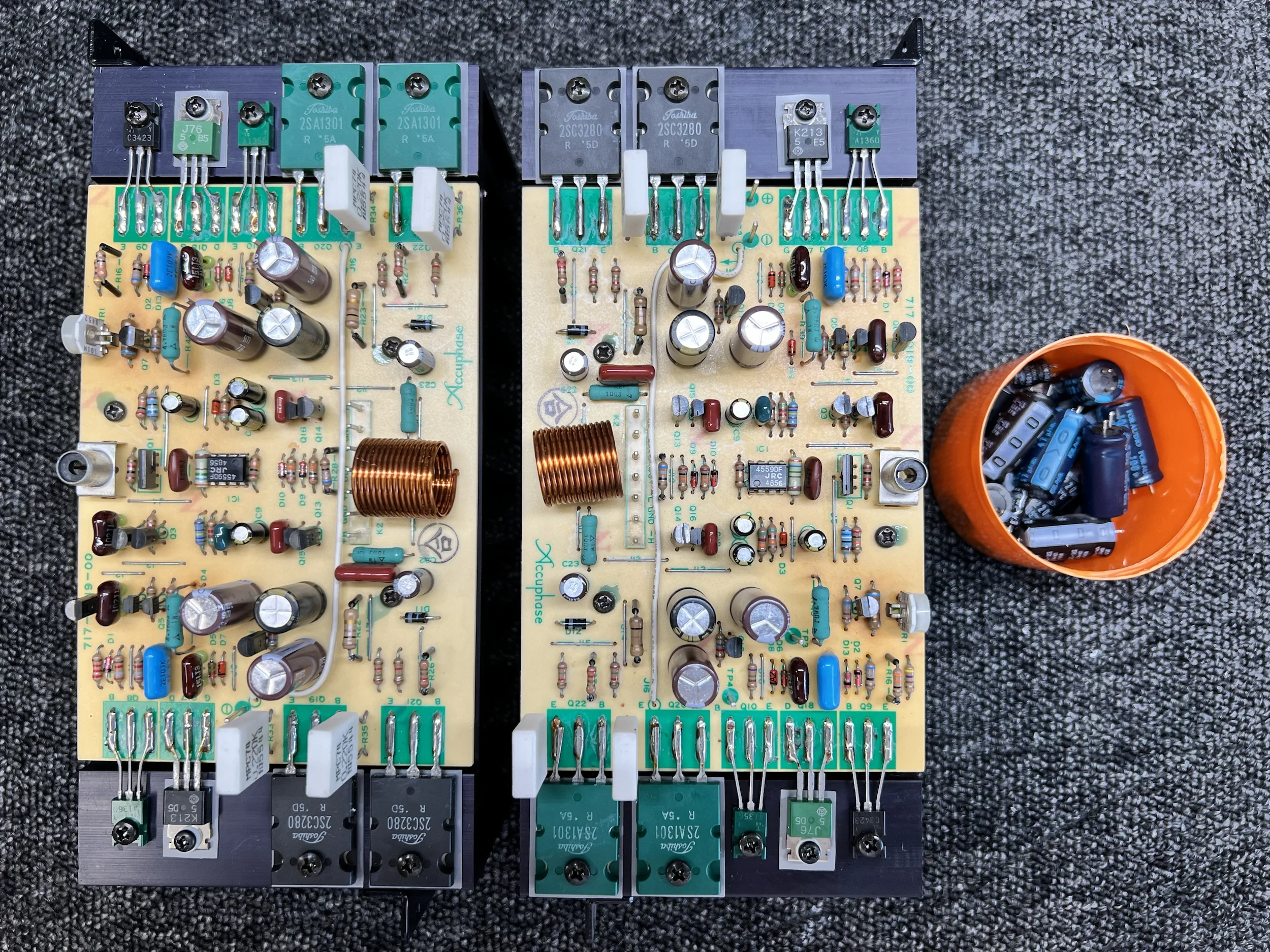Accuphase E-302 Amplifier Repair & Overhaul 17 Accuphase E-302