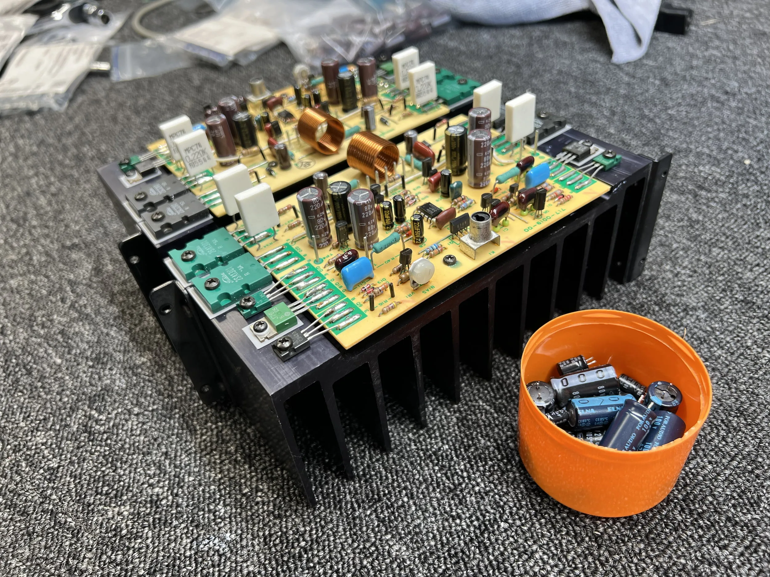 Accuphase E-302 Amplifier Repair & Overhaul 19 Accuphase E-302