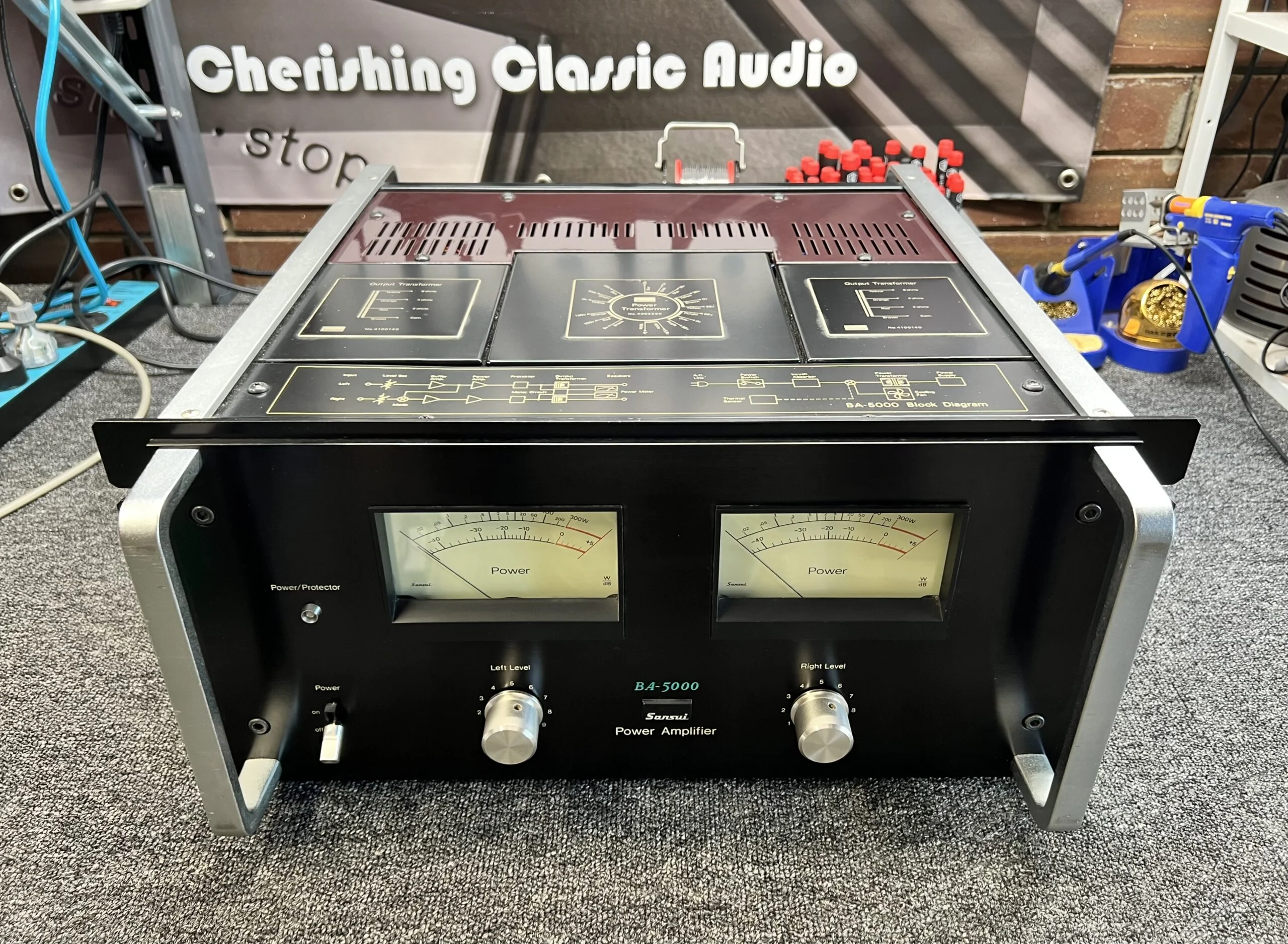 Sansui BA-5000 Amplifier Repair & Review 4 Sansui BA-5000