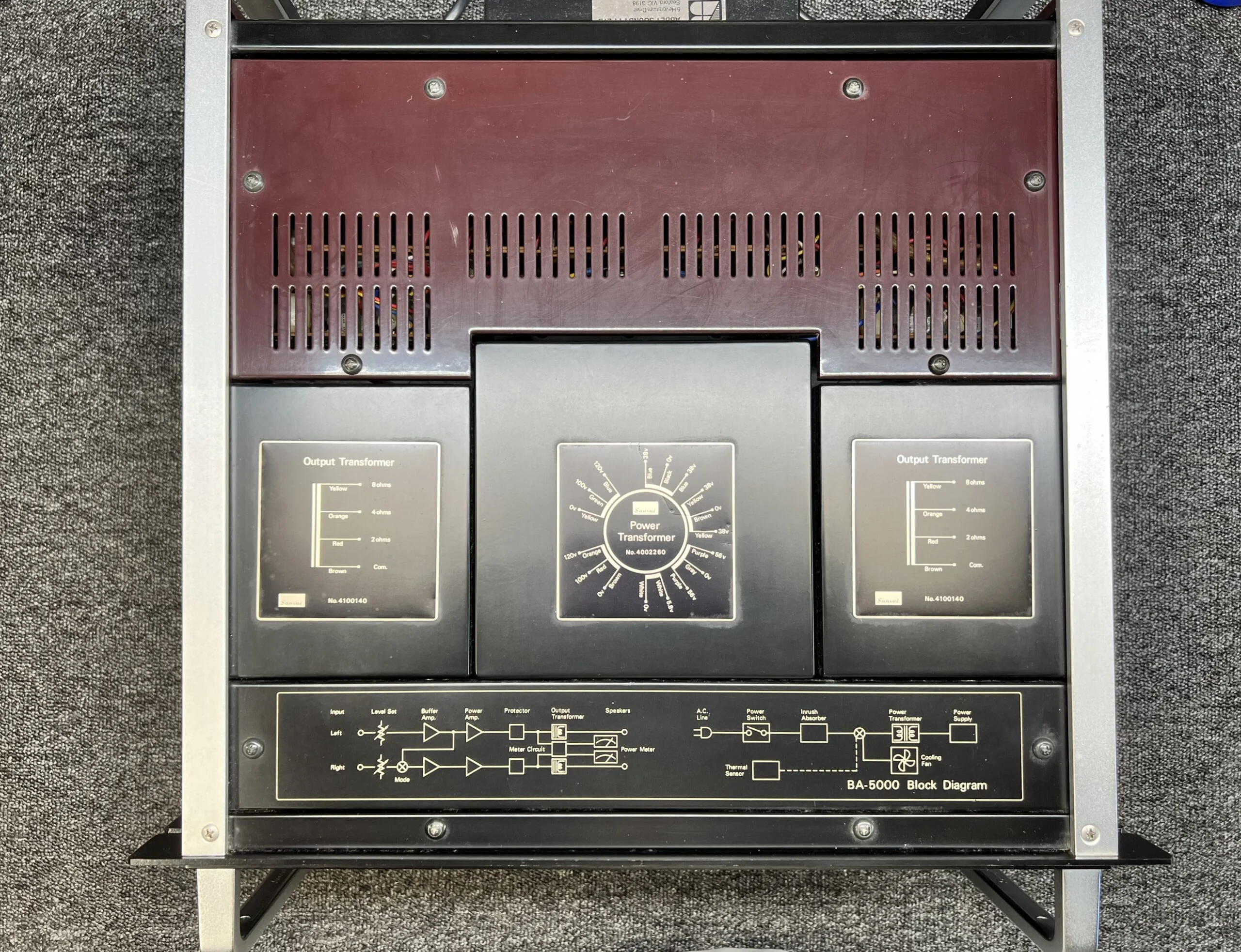 Sansui BA-5000 Amplifier Repair & Review 5 Sansui BA-5000