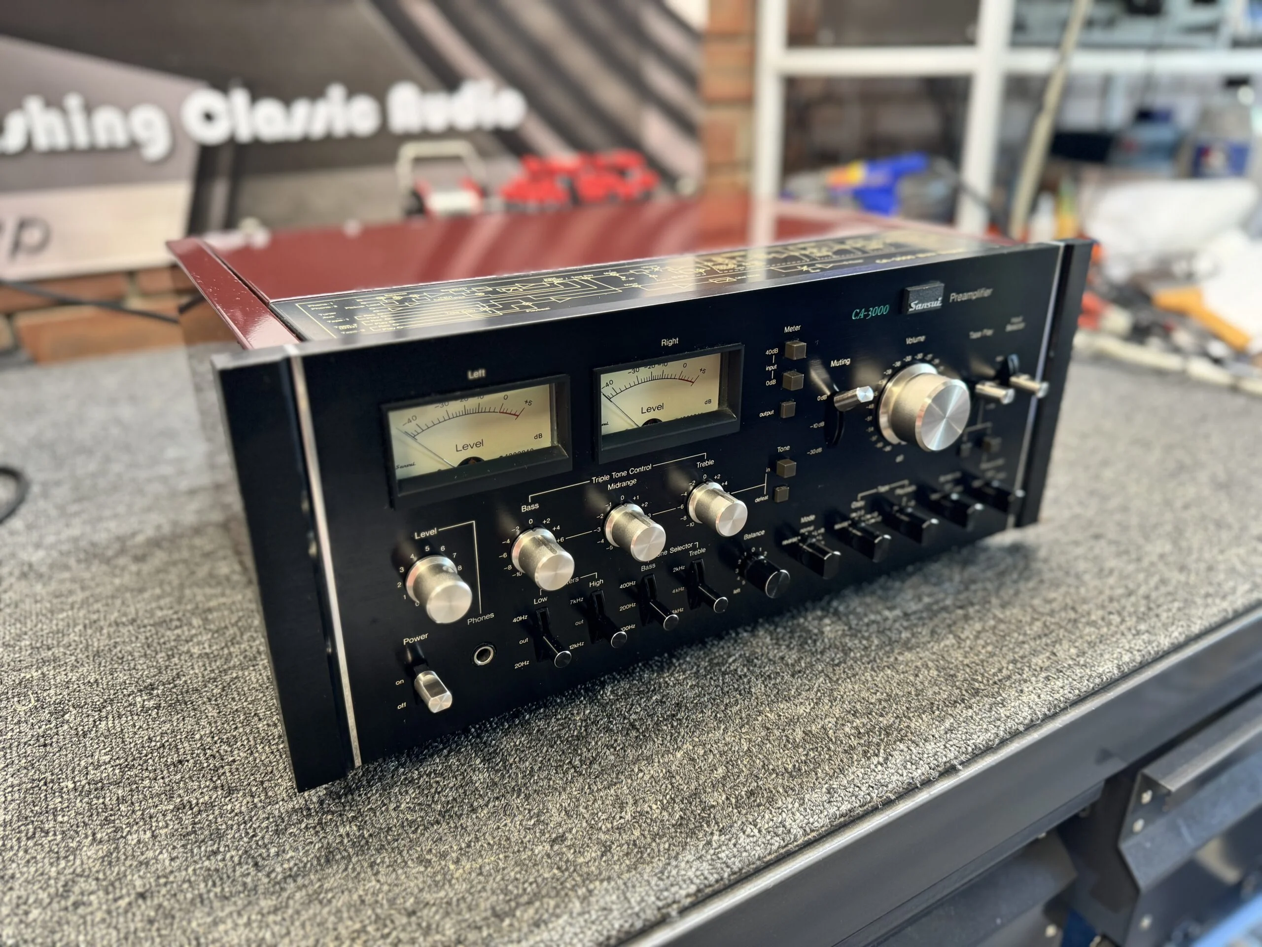 Sansui BA-5000 Amplifier Repair & Review 34 Sansui CA-3000