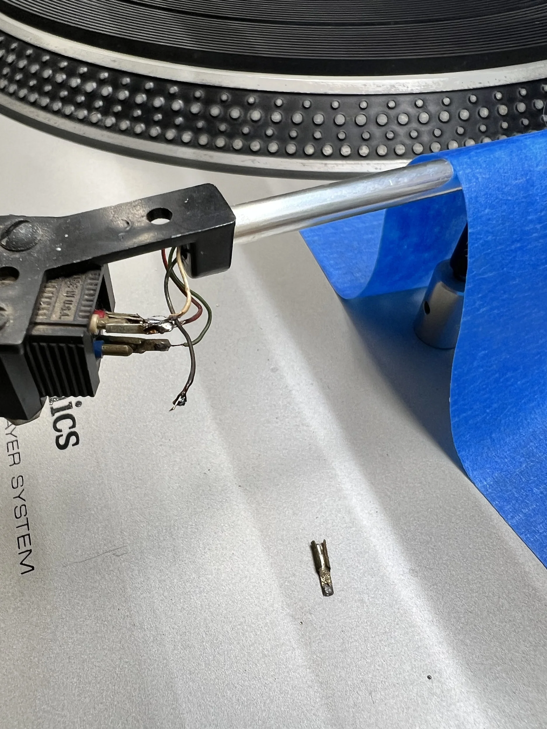 Technics SL-120 Turntable Recommissioning 4 Technics SL-120