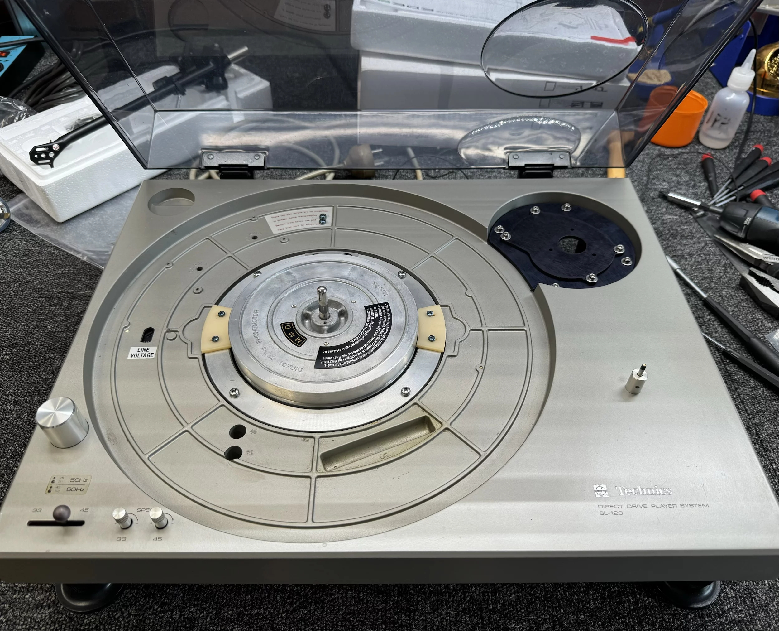 Technics SL-120 Turntable Recommissioning 13 Technics SL-120