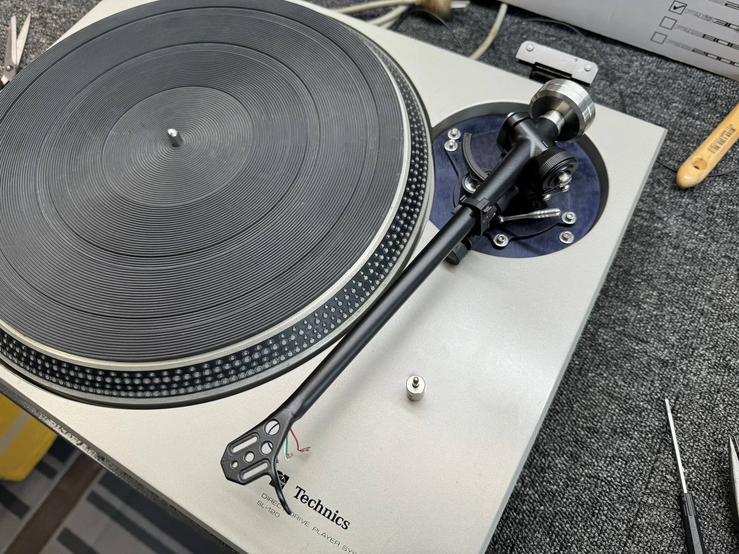 Technics SL-120 Turntable Recommissioning 14 Technics SL-120