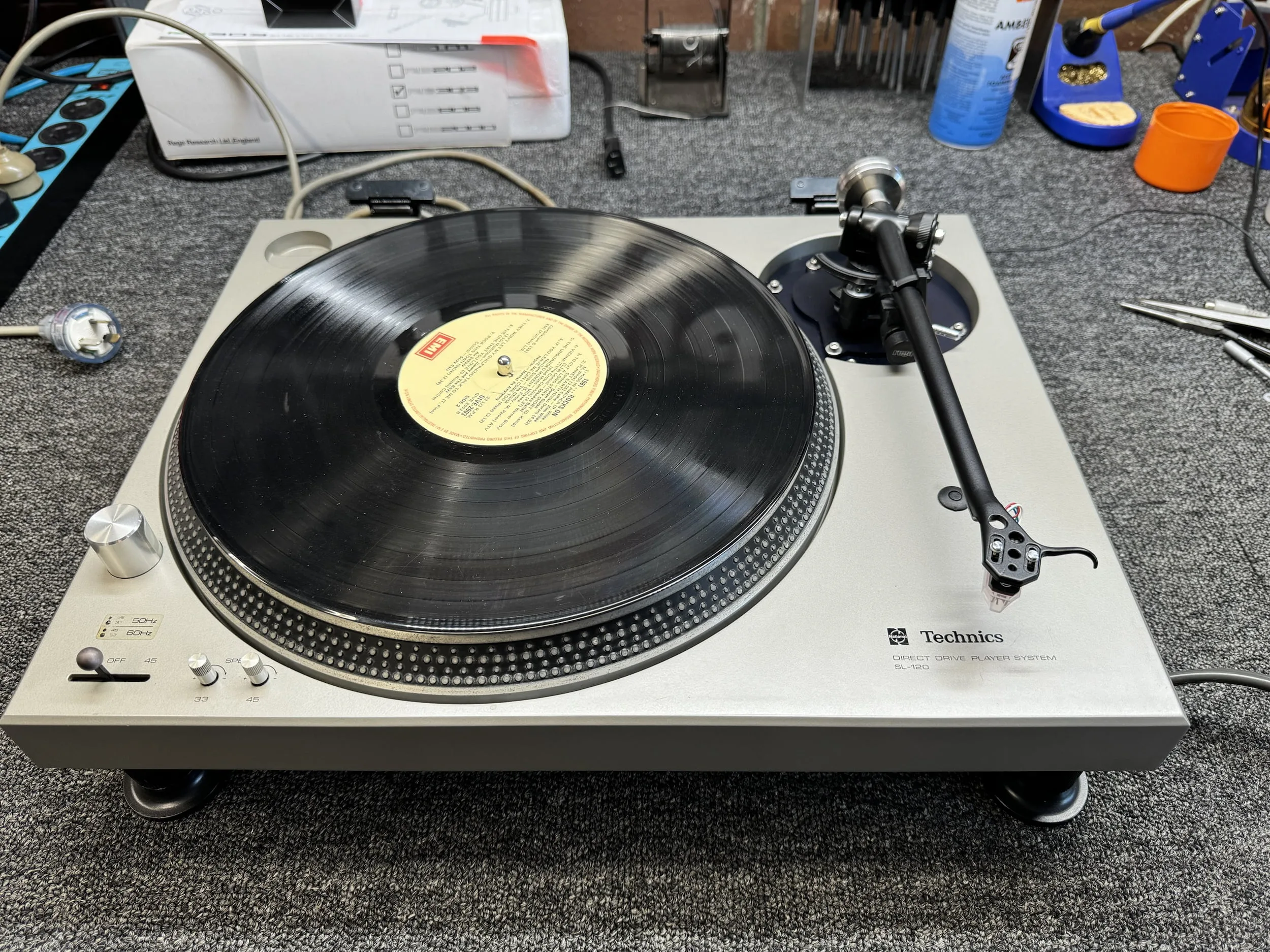 Technics SL-120 Turntable Recommissioning 16 Technics SL-120