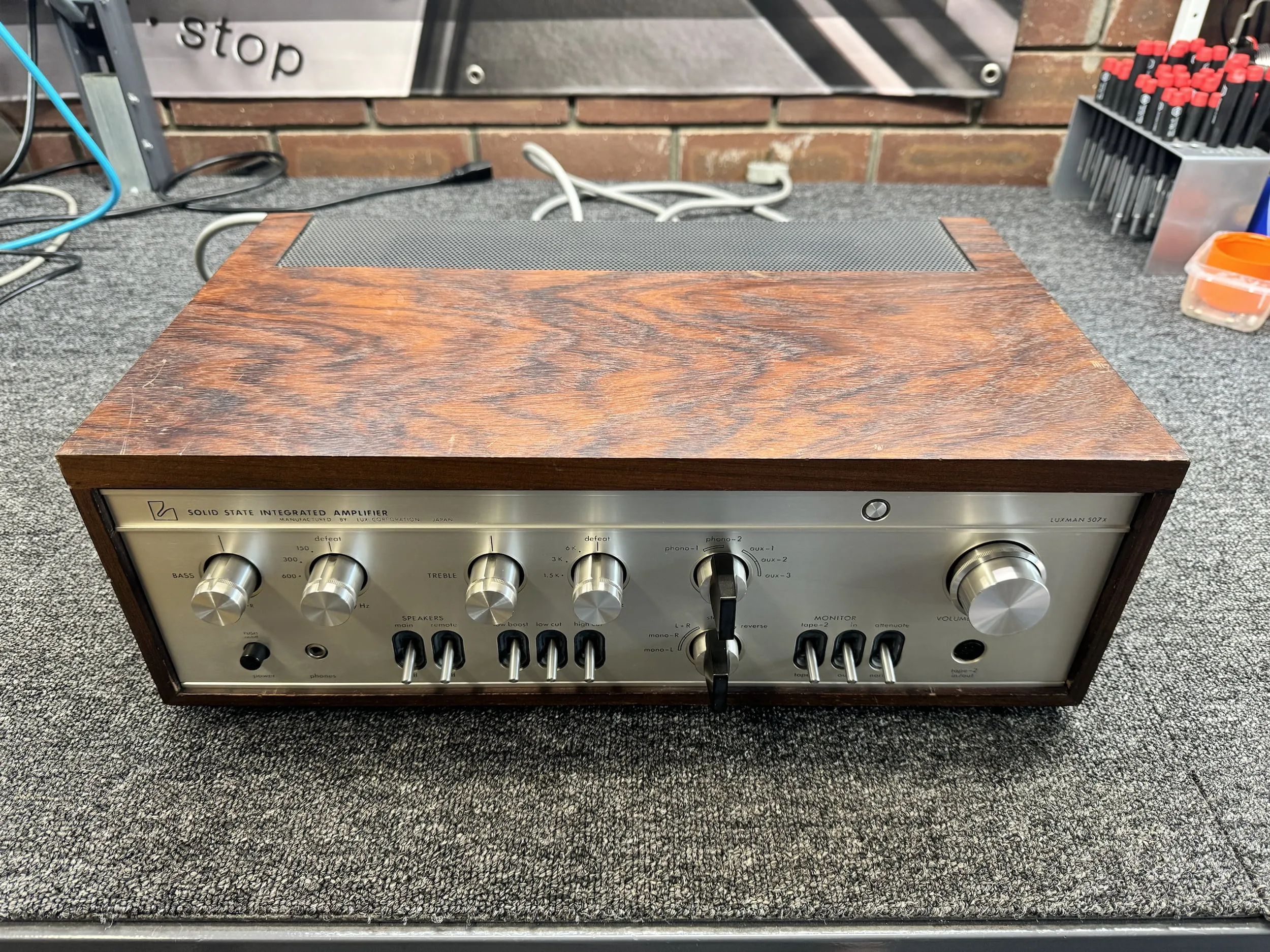 Beautiful Luxman SQ507X Amplifier Resurrection 16 Luxman SQ507X