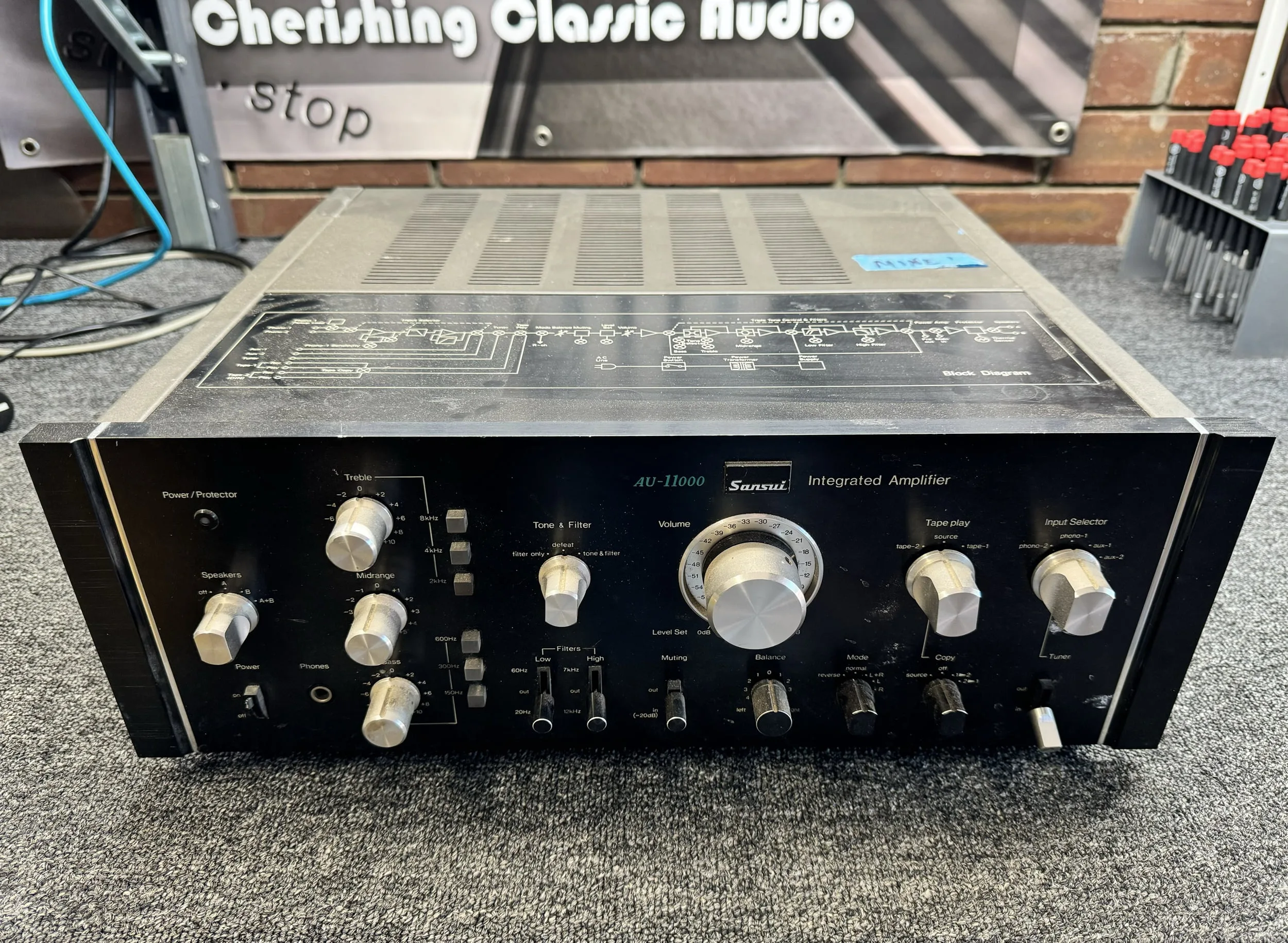 SANSUI 山水 プリメインアンプ AU-1100 AU-1100 SANSUIの買取価格 - 中古オーディオ 高価買取・販売