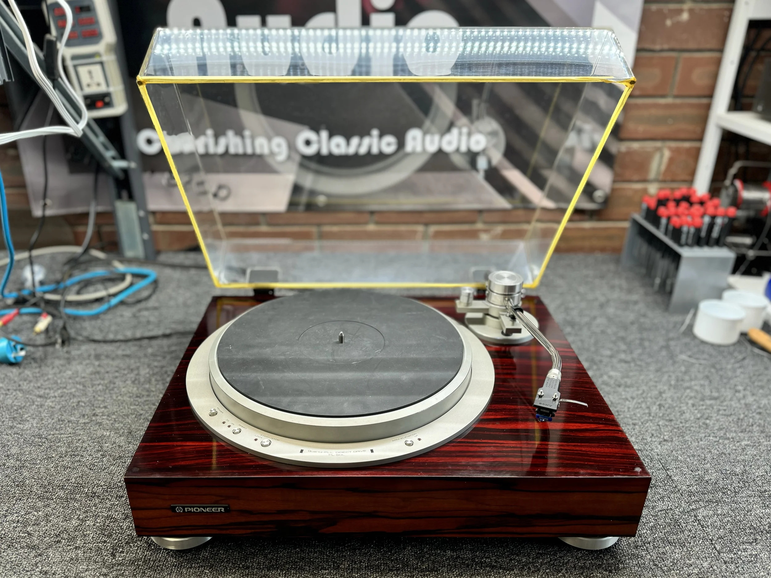 PIONNER パイオニア ターンテーブル PL-50L 現状品 Pioneer PL-50L II Direct Drive Turntable Vintage Record