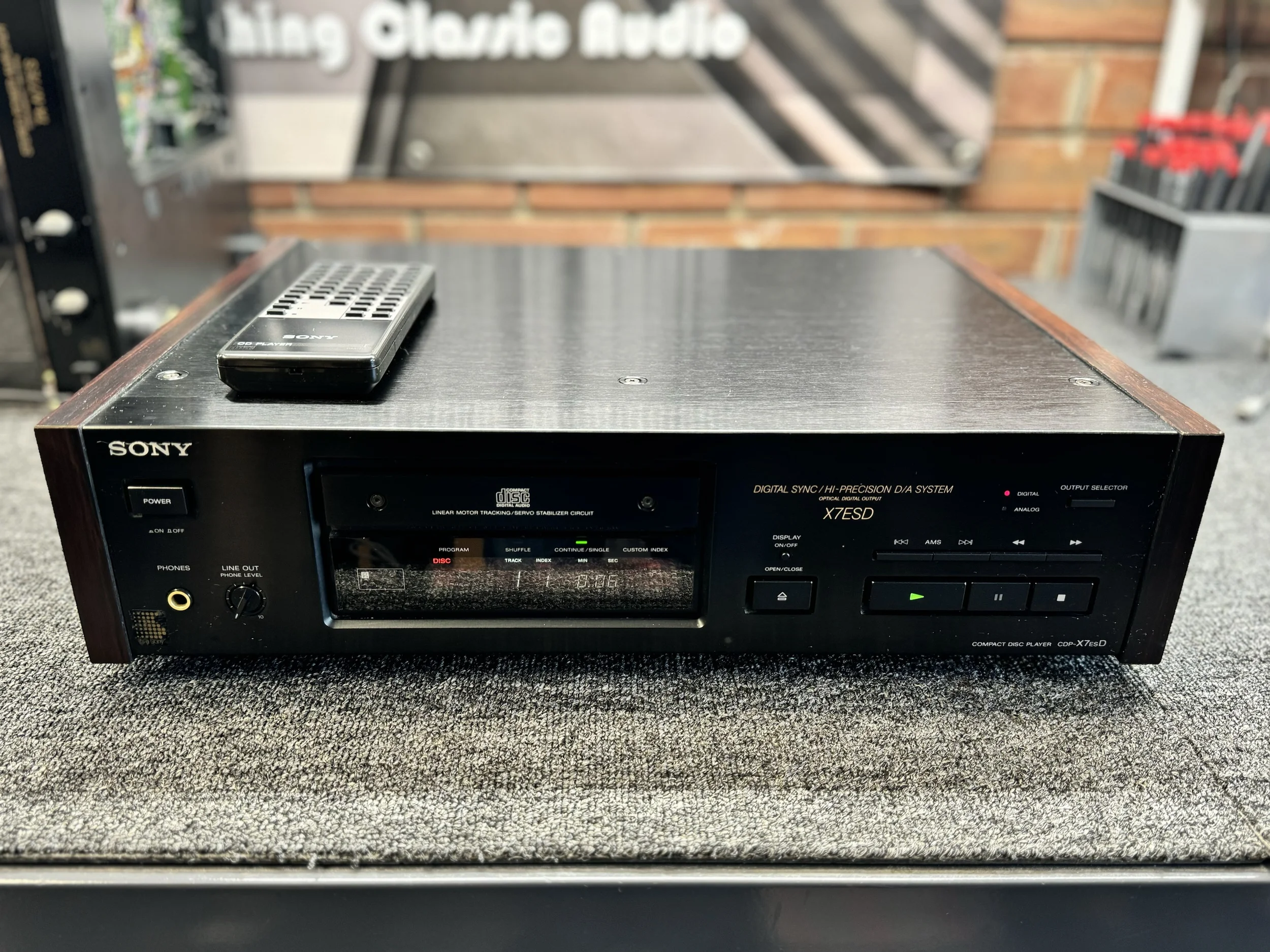 り*り様 SONY CDプレーヤー CDP-X7 ESD ジャンク品 Legendary Sony CDP-X7ESD CD Player For Sale! | LiQUiD AUDiO