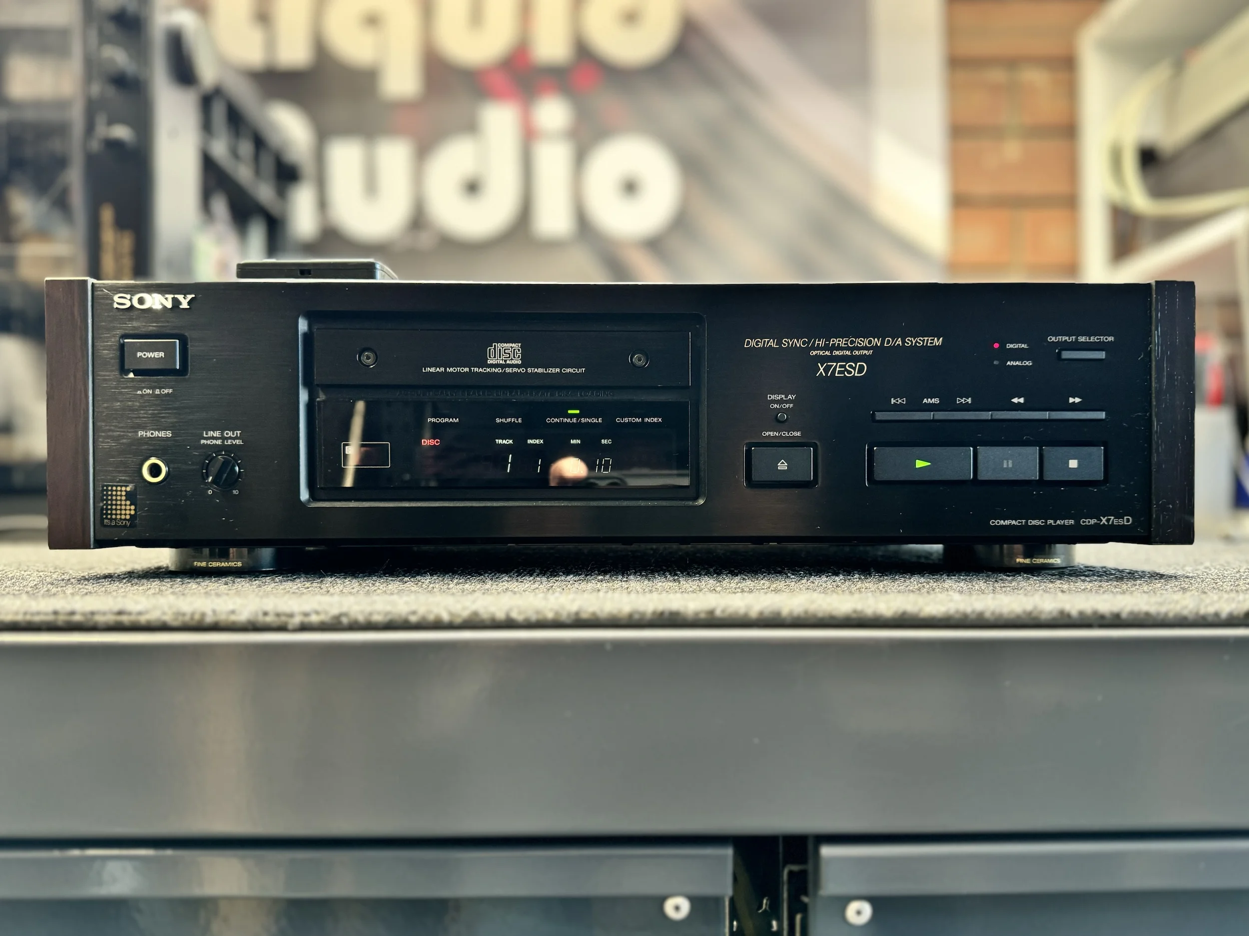 SONY(ソニー) CD用リモコン(remote) 適応機種：CDP-X7ESD SONY(ソニー