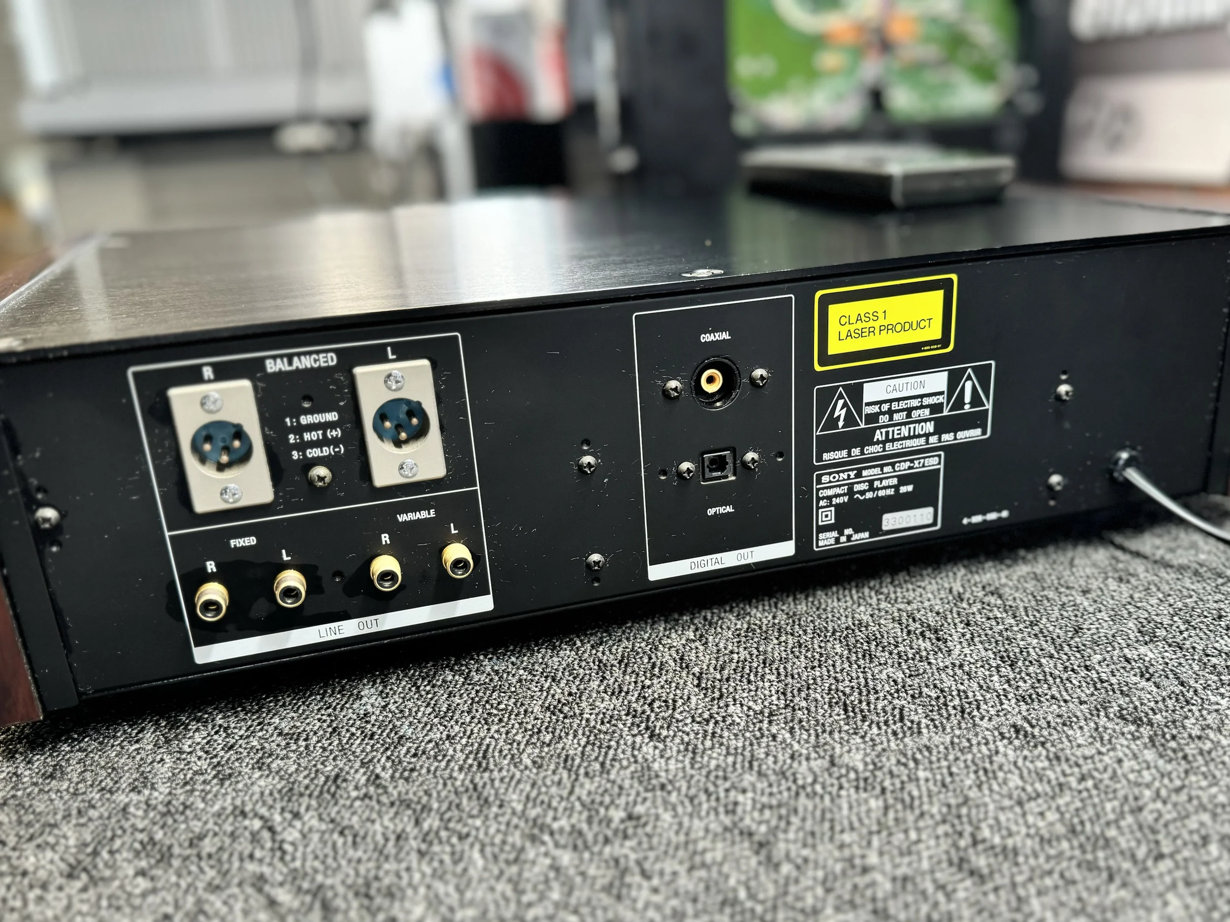 Legendary Sony CDP-X7ESD CD Player For Sale! | LiQUiD AUDiO