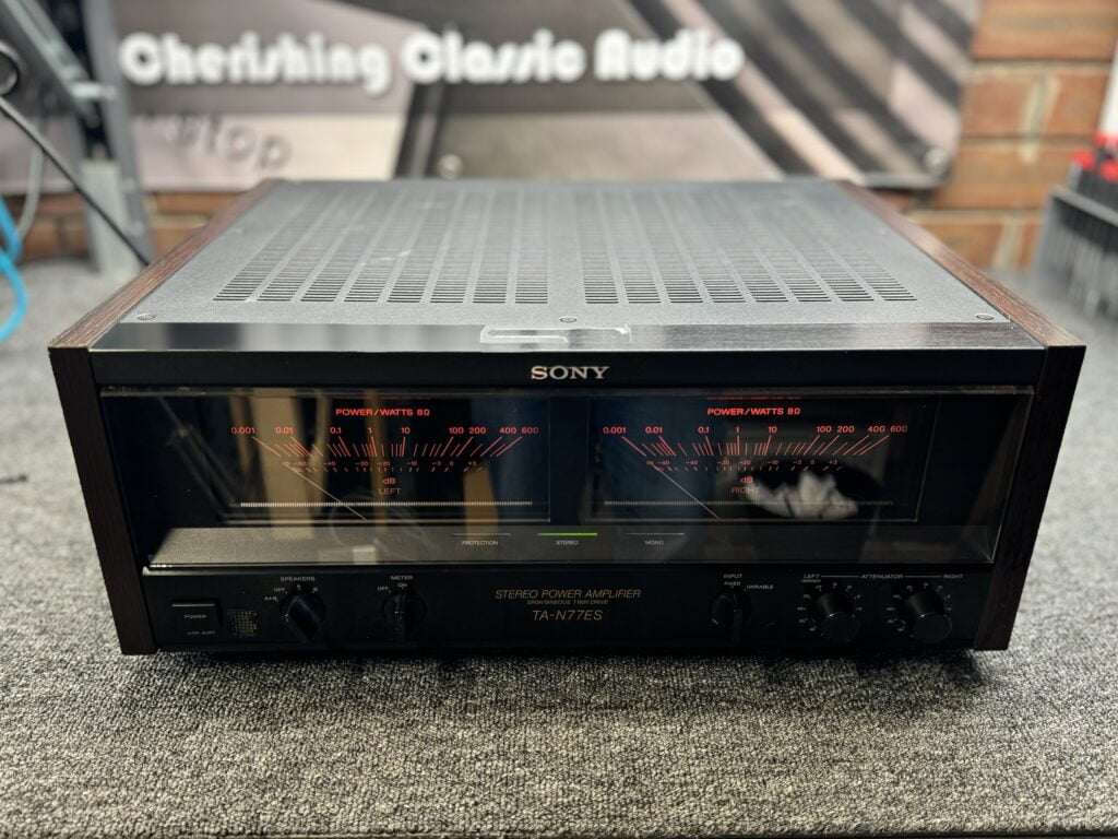 Incredible Technics SE-A100 Amplifier Resurrection 4 Sony TA-N77ES