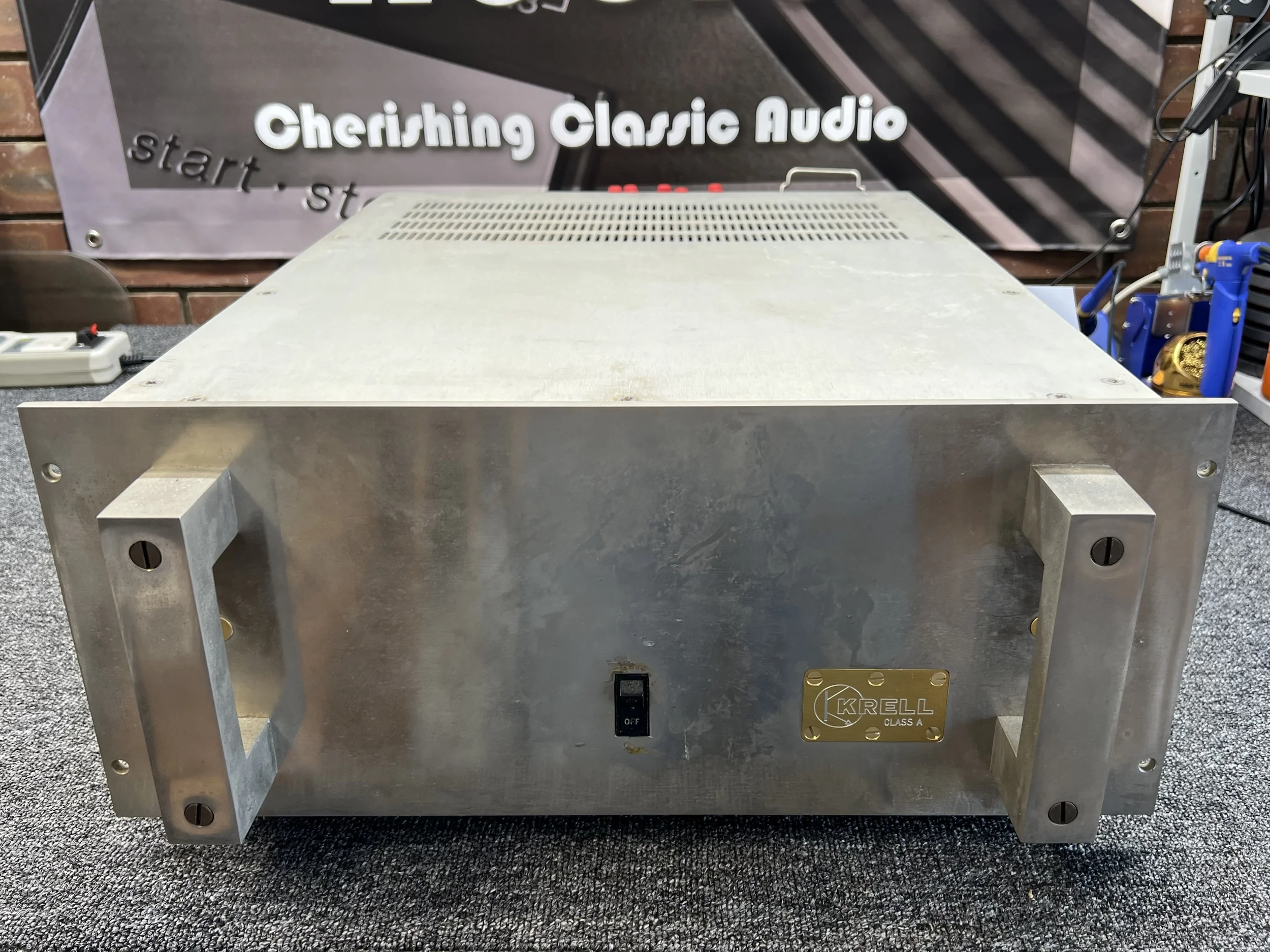 Legendary Krell KSA 100 Class A Power Amplifier Restoration 5 Krell KSA 100