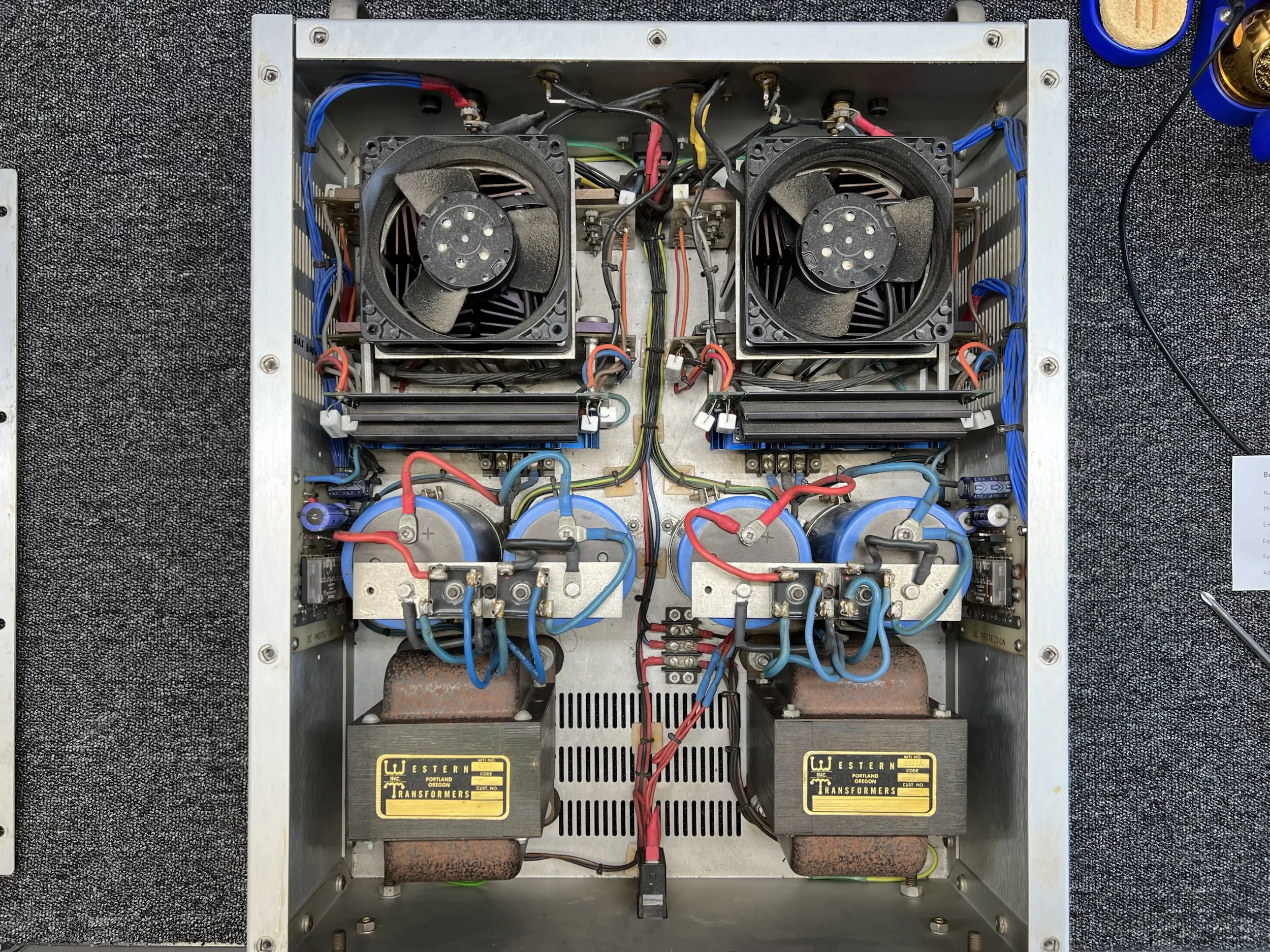 Legendary Krell KSA 100 Class A Power Amplifier Restoration 7 Krell KSA 100