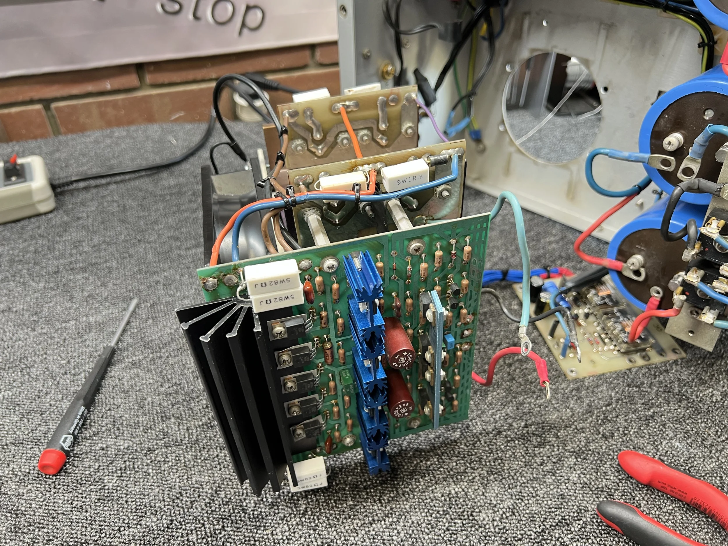 Legendary Krell KSA 100 Class A Power Amplifier Restoration 15 Krell KSA 100