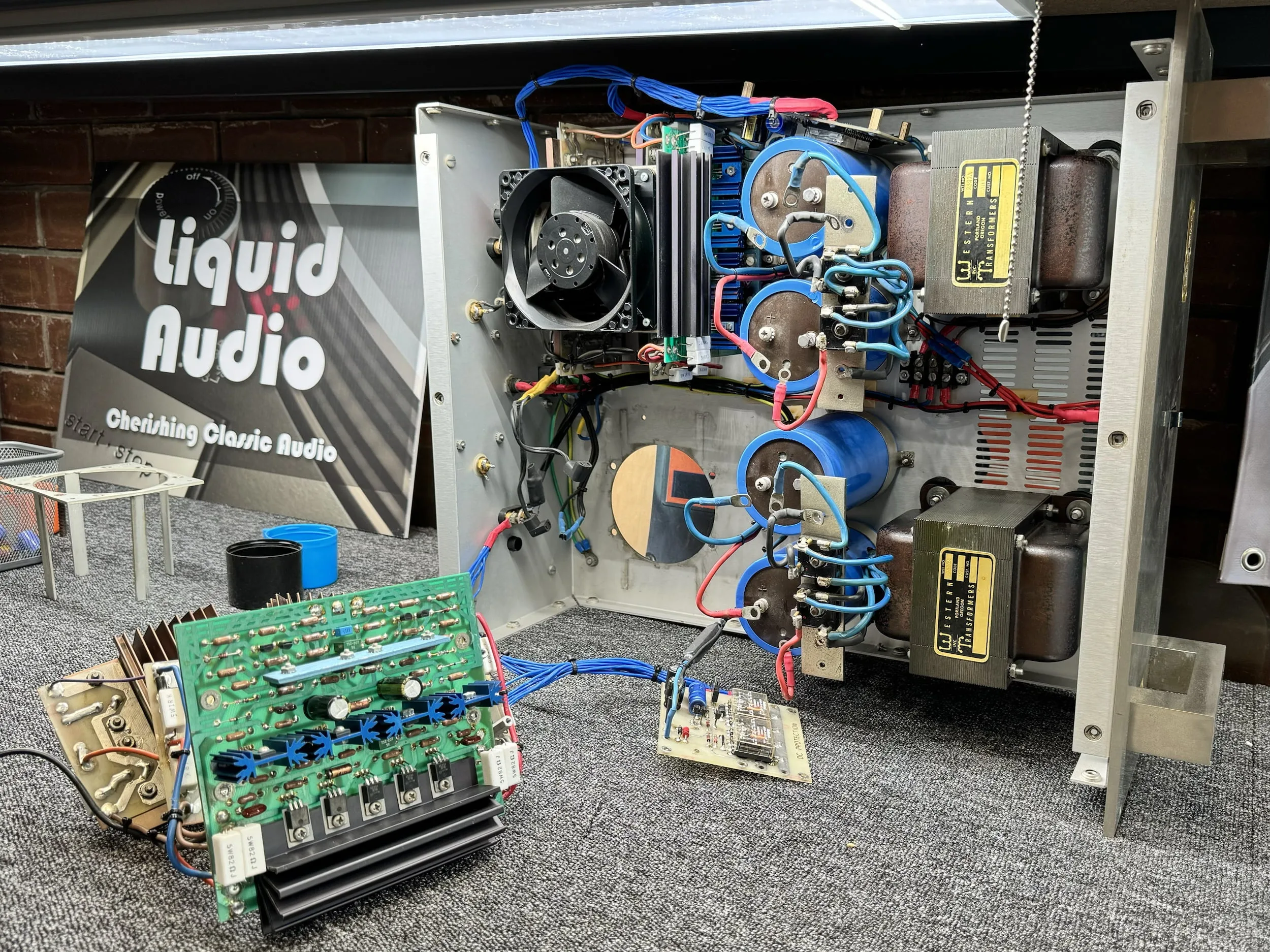 Legendary Krell KSA 100 Class A Power Amplifier Restoration 23 Krell KSA 100
