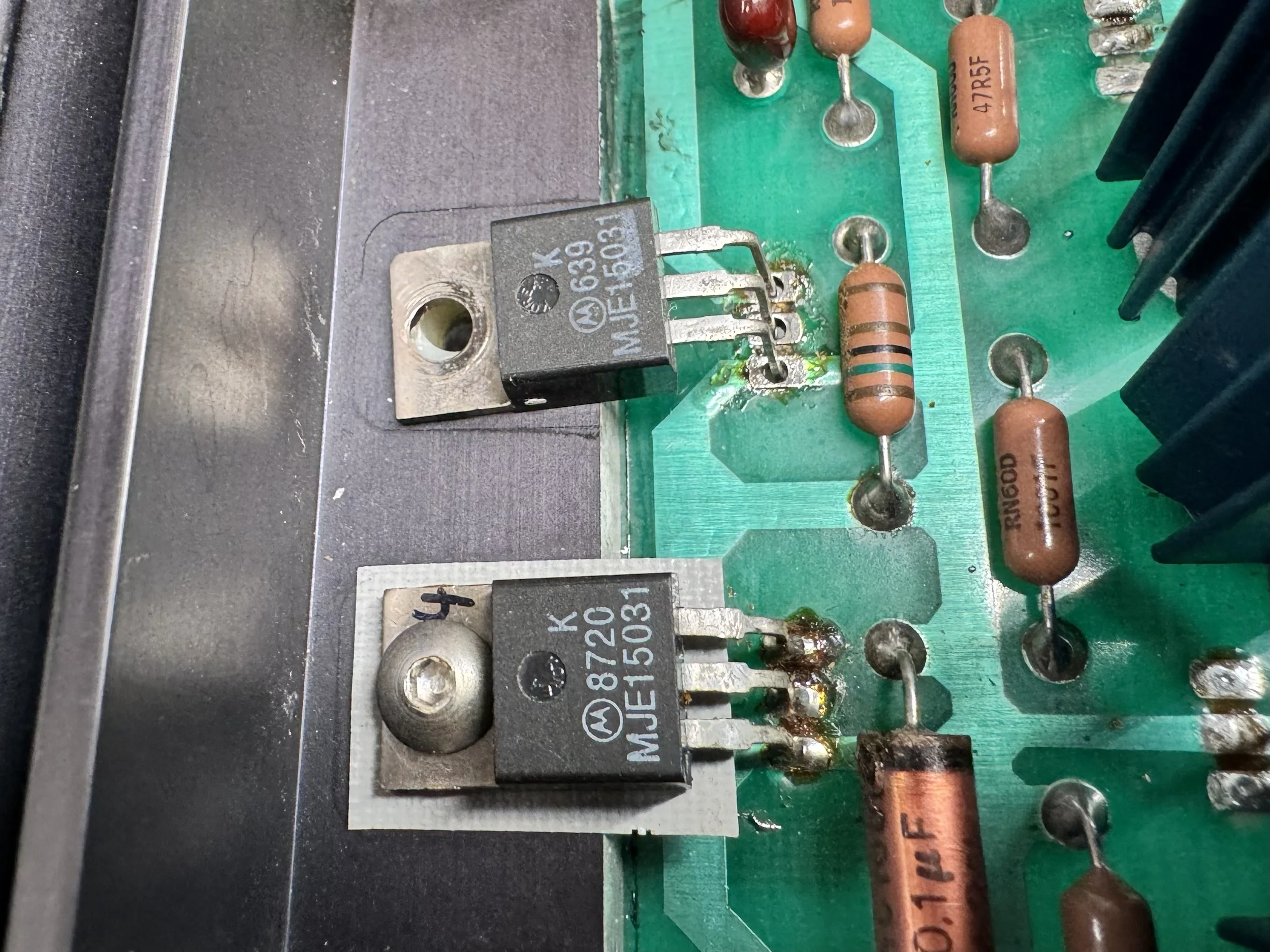 Legendary Krell KSA 100 Class A Power Amplifier Restoration 25 Krell KSA 100
