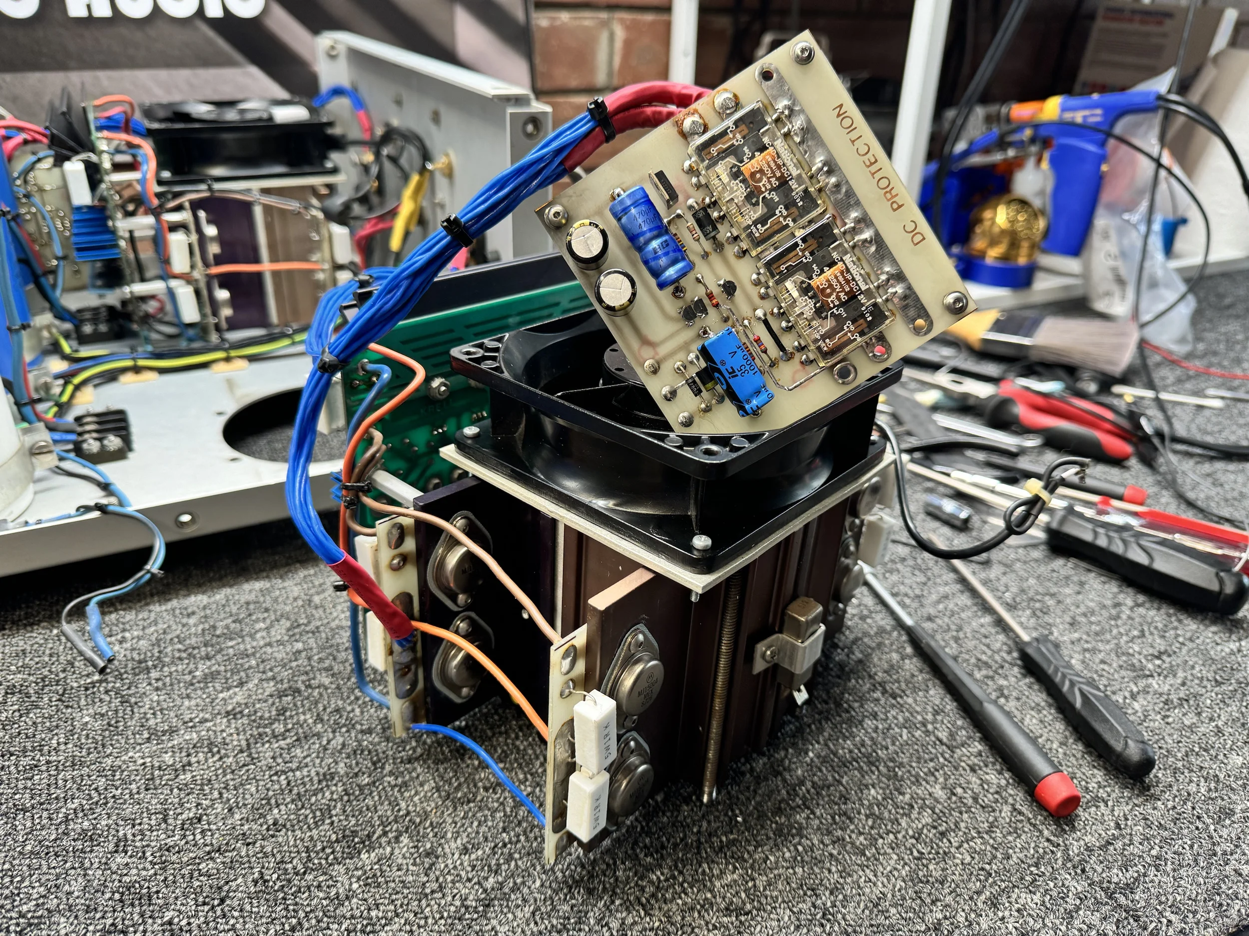 Legendary Krell KSA 100 Class A Power Amplifier Restoration 28 Krell KSA 100