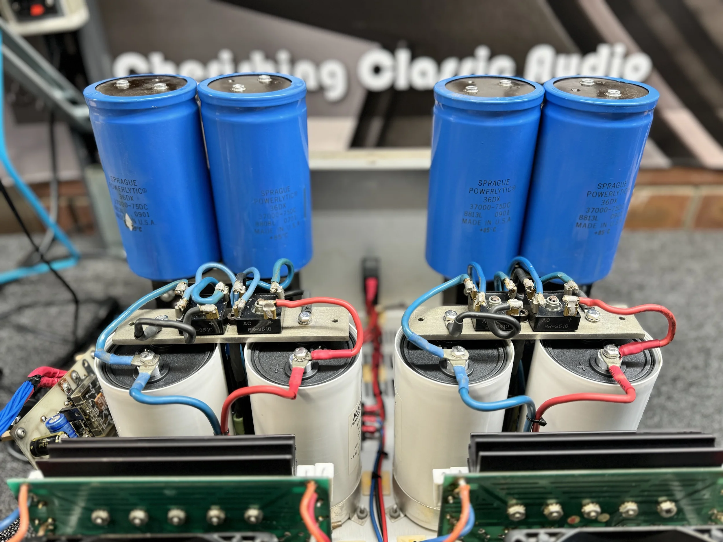 Legendary Krell KSA 100 Class A Power Amplifier Restoration 37 Krell KSA 100