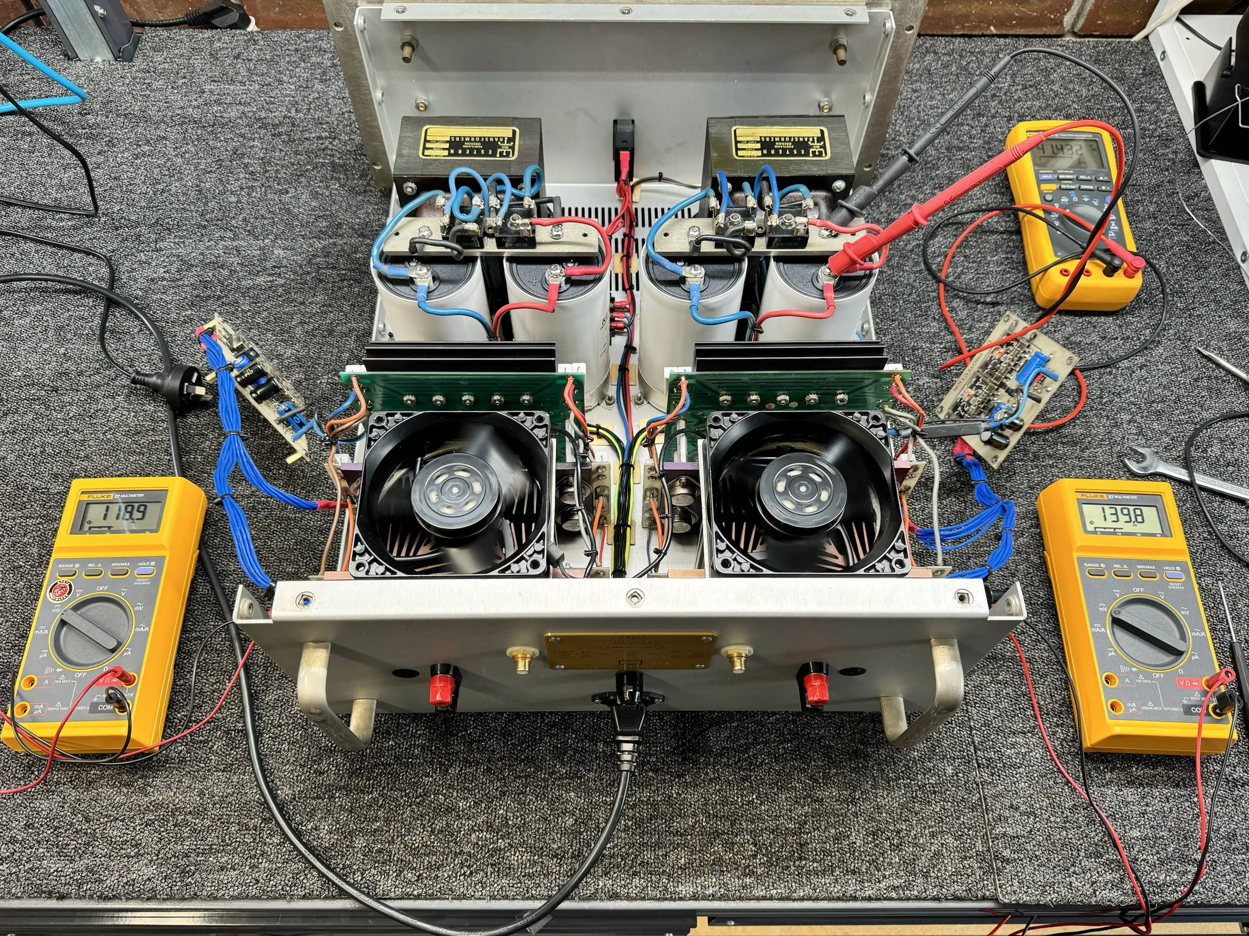 Legendary Krell KSA 100 Class A Power Amplifier Restoration