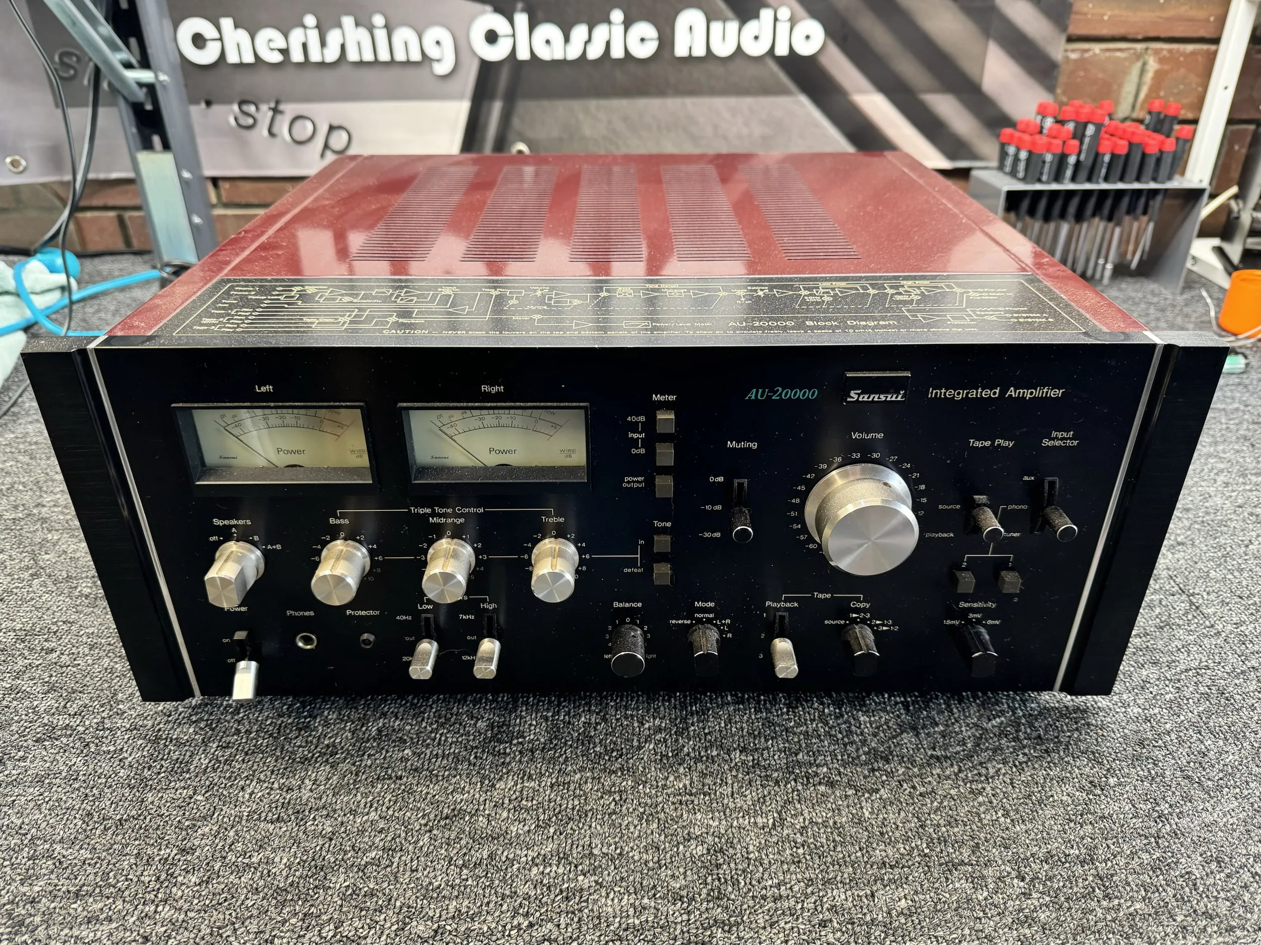 Fabled Sansui AU-20000 Amplifier Resurrection 3 Sansui AU-20000