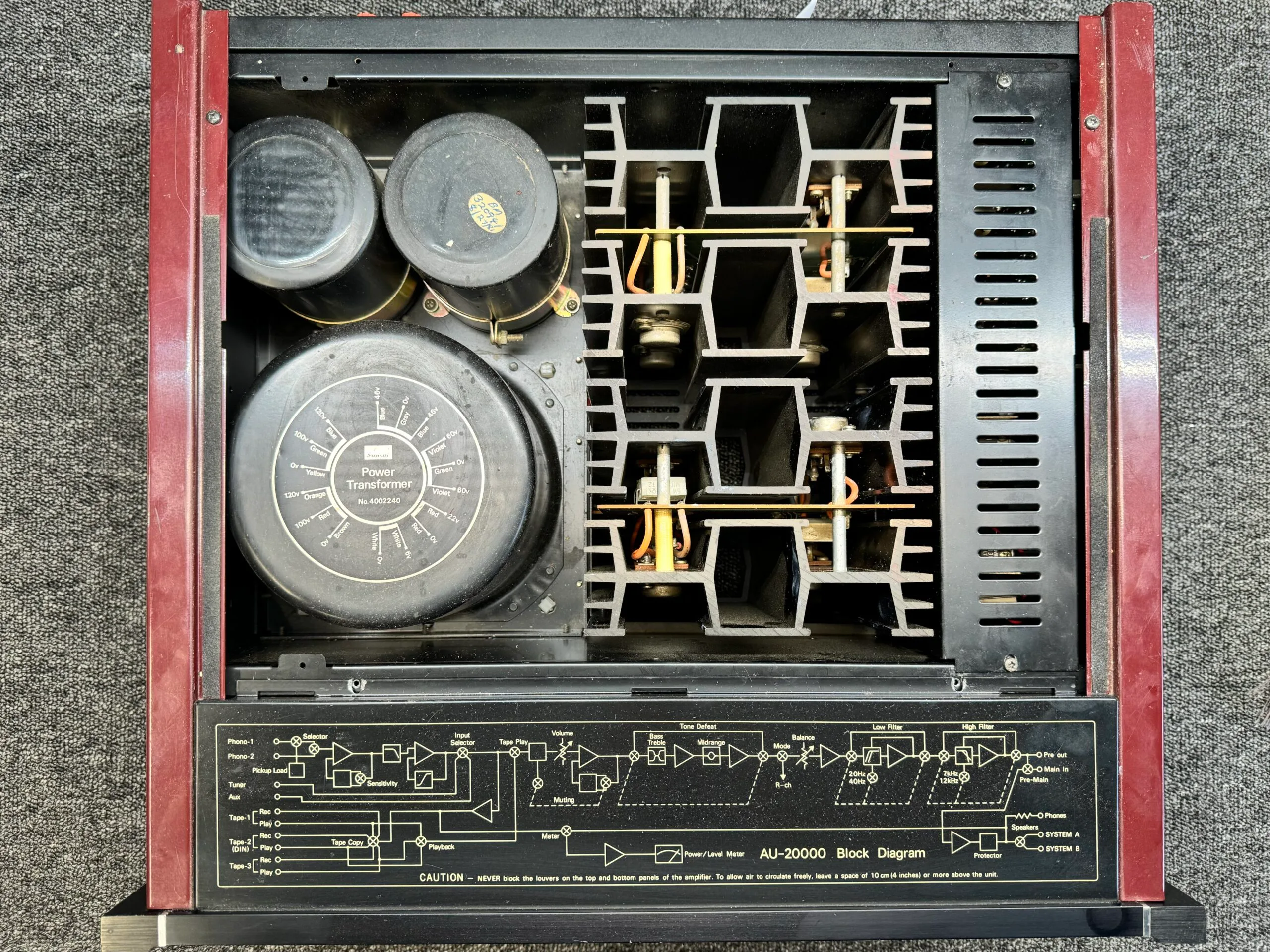 Fabled Sansui AU-20000 Amplifier Resurrection 4 Sansui AU-20000
