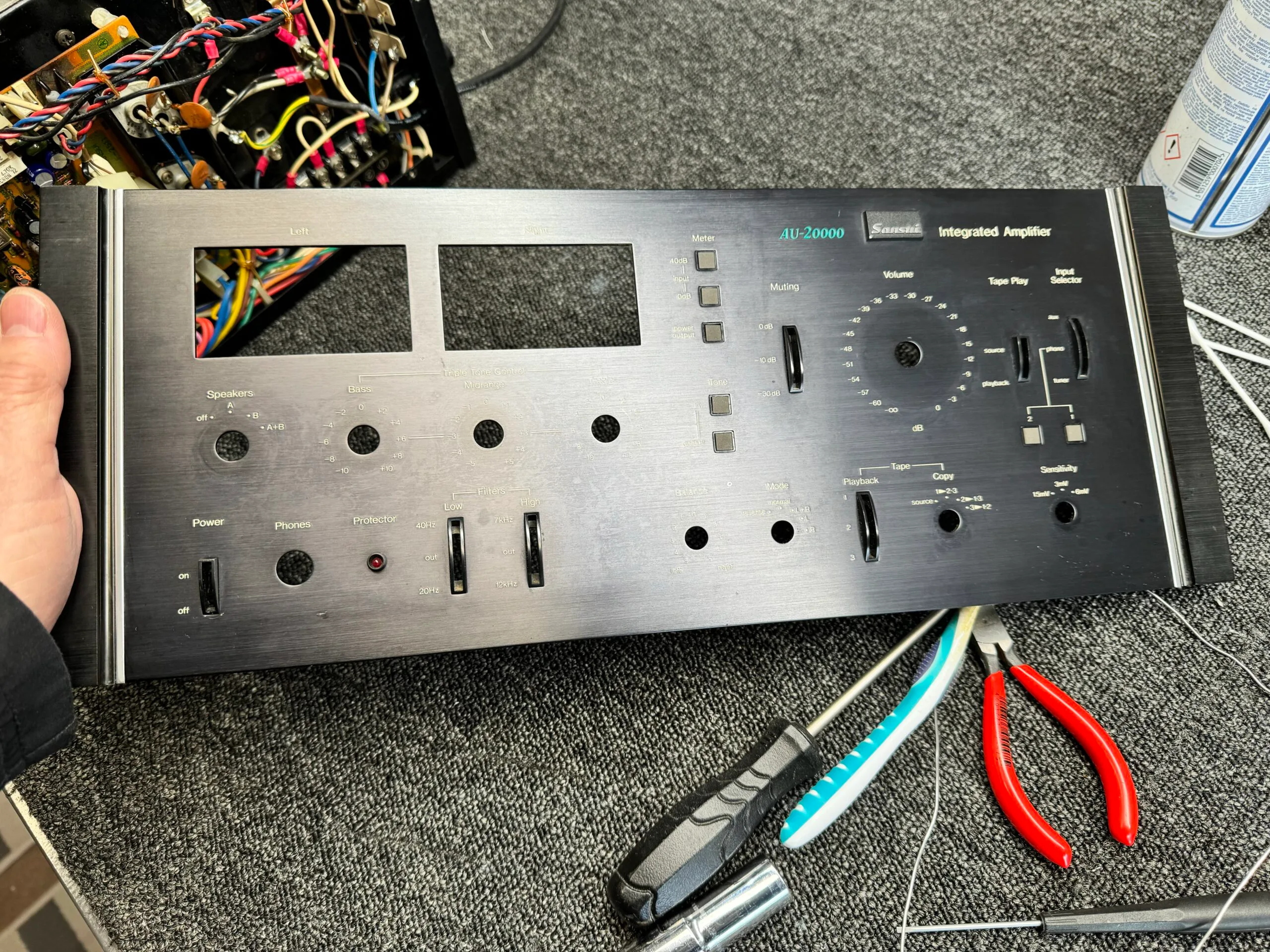 Fabled Sansui AU-20000 Amplifier Resurrection 28 Sansui AU-20000
