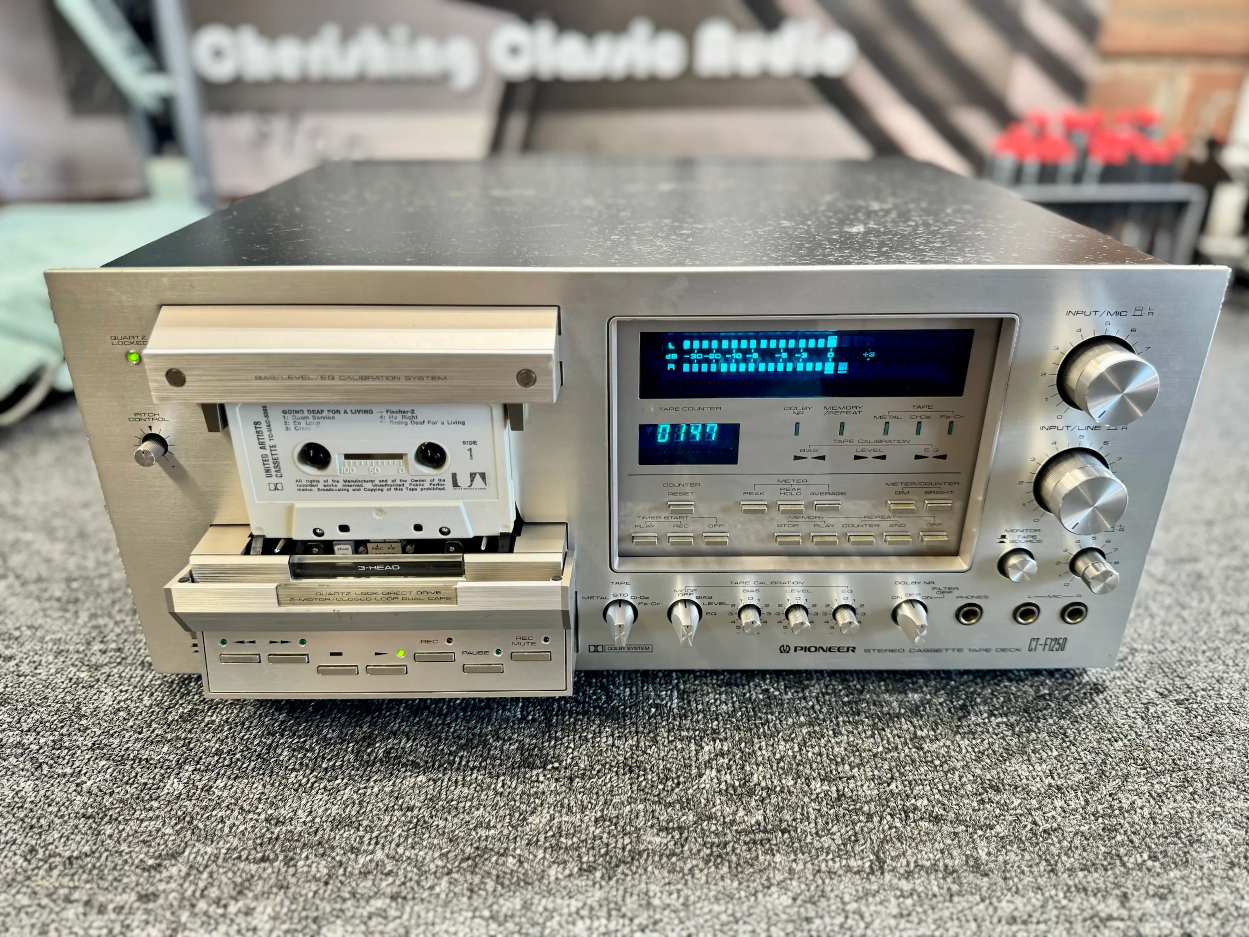 PIONEER CT-F1250 STEREO CASSETTE TAPE DECK - AS IS PIONEER CT-F1250 STEREO CASSETTE TAPE DECK - AS IS