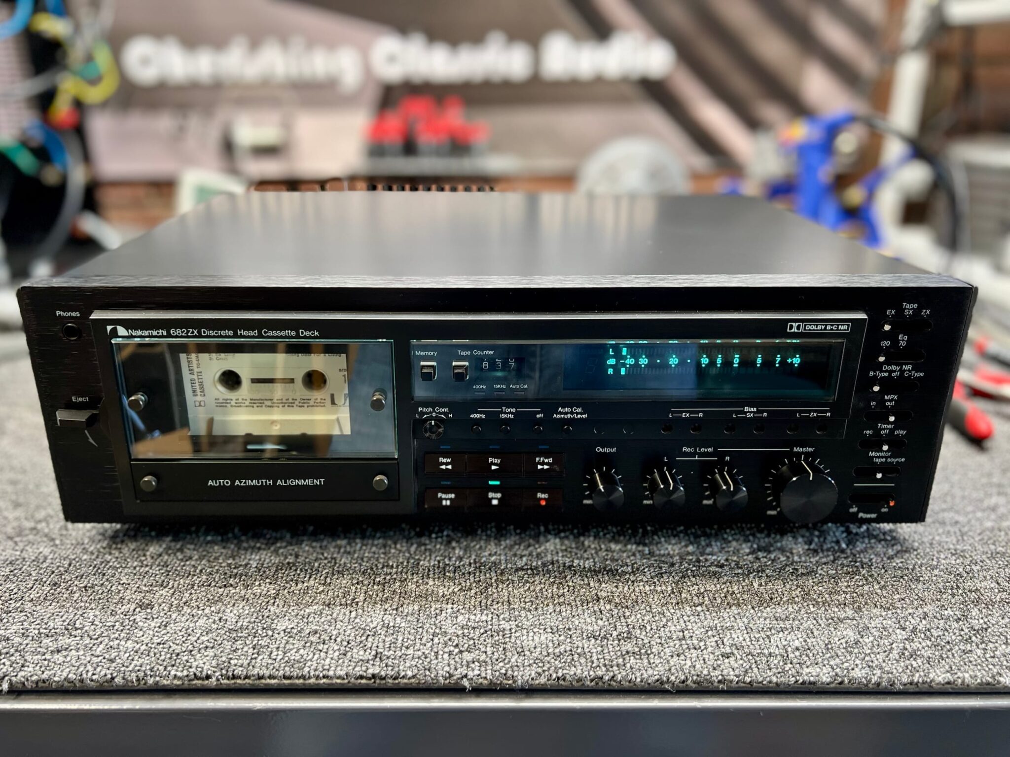 Platine Cassette Nakamichi 670ZX - Révisée Par Spécialiste - Noir