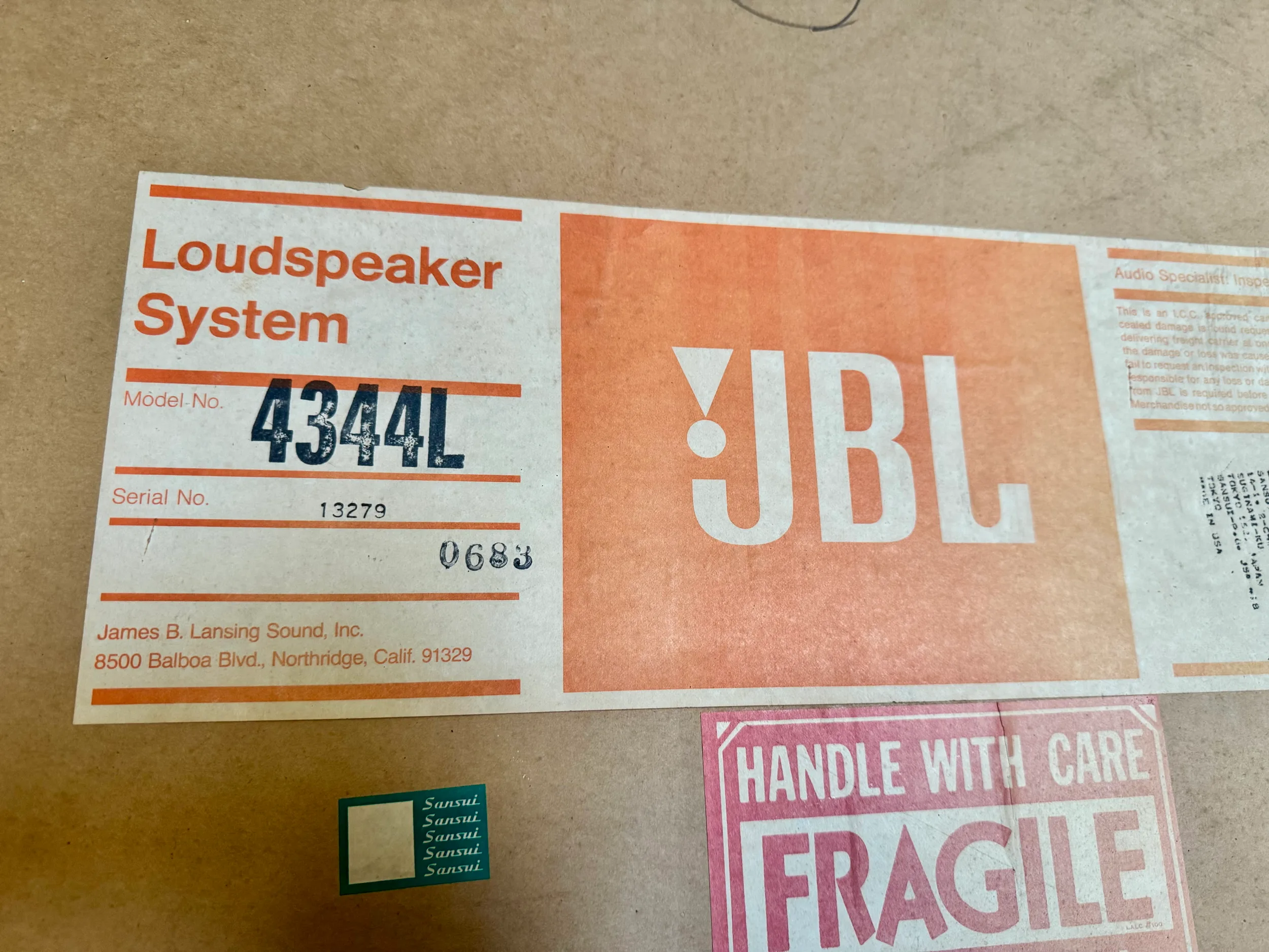 JBL 4344