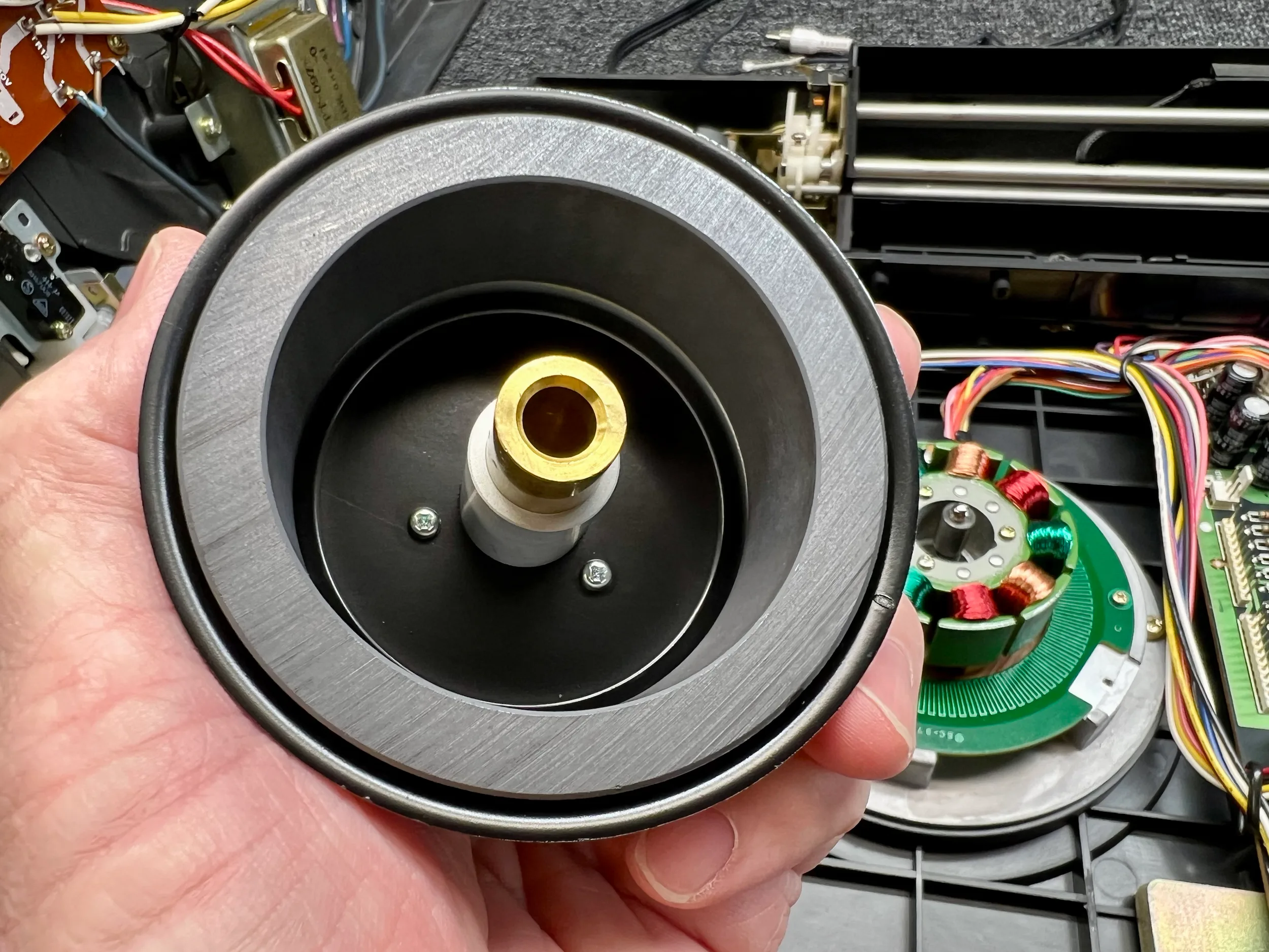 Beautiful Pioneer PL-L1000 Linear Tracking Turntable Repair & Review 16 Pioneer PL-L1000