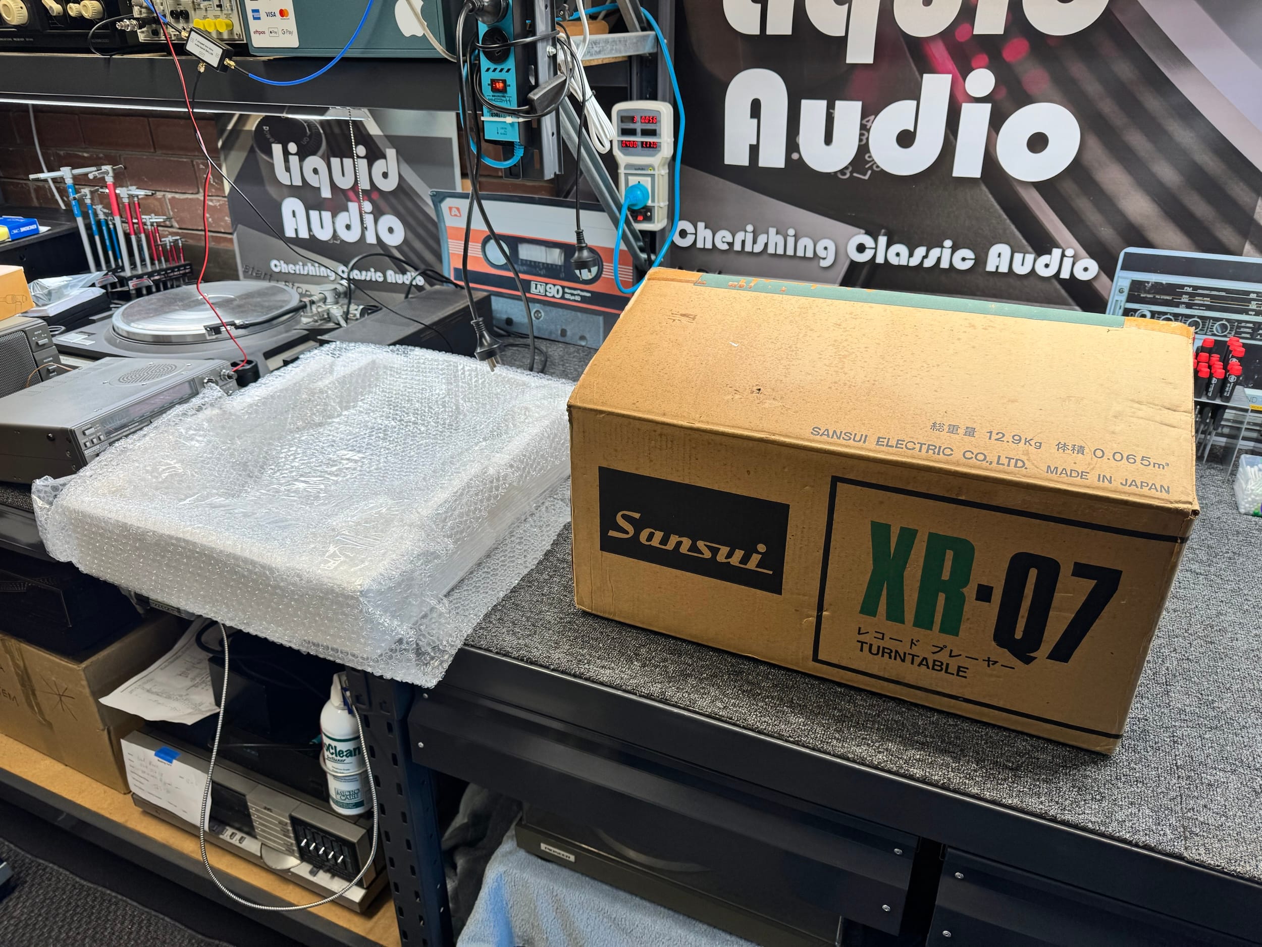 Stunning NOS Sansui XR-Q7 Commission & Repair 33 Sansui XR-Q7