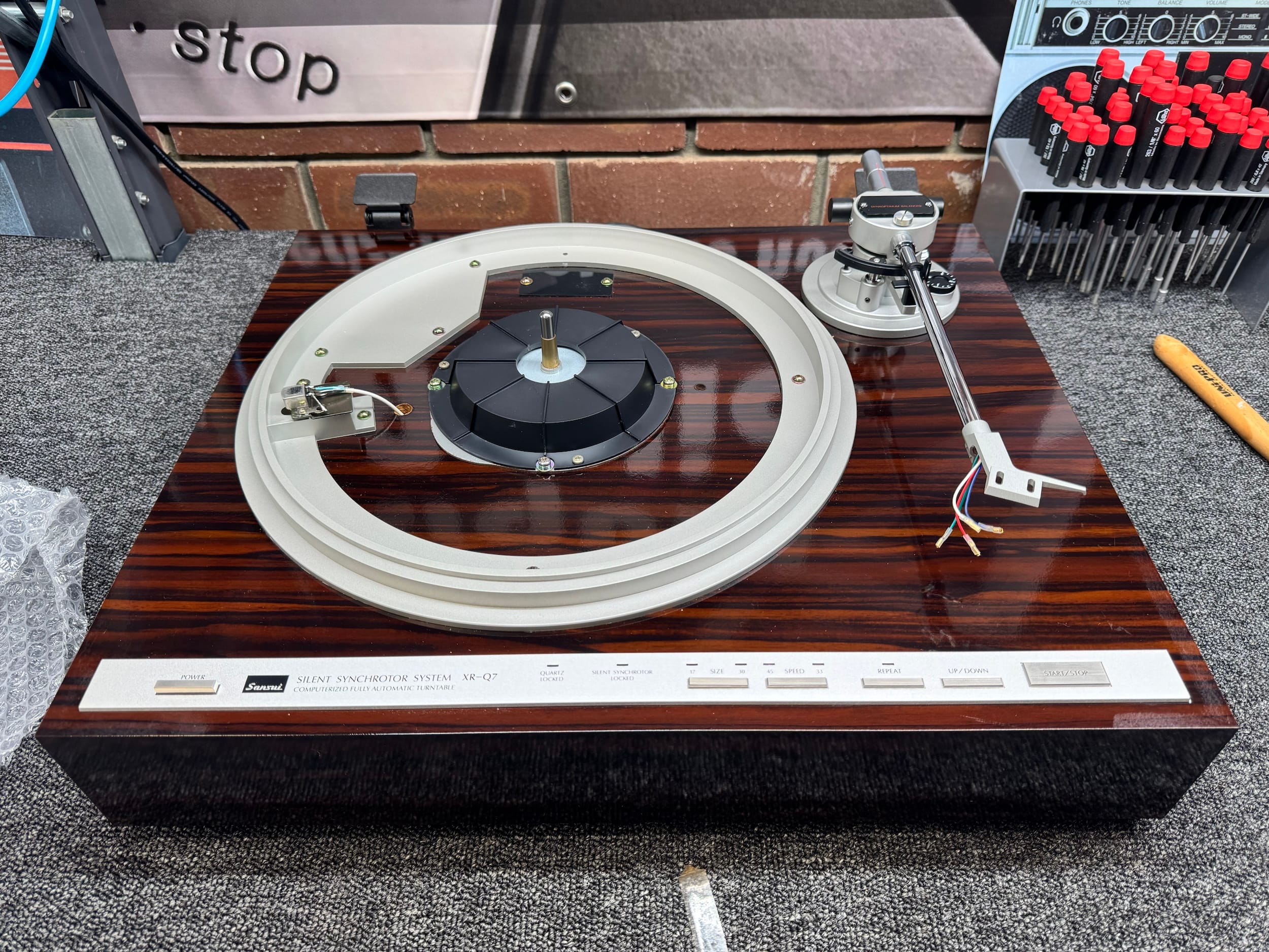 Stunning NOS Sansui XR-Q7 Commission & Repair 40 Sansui XR-Q7