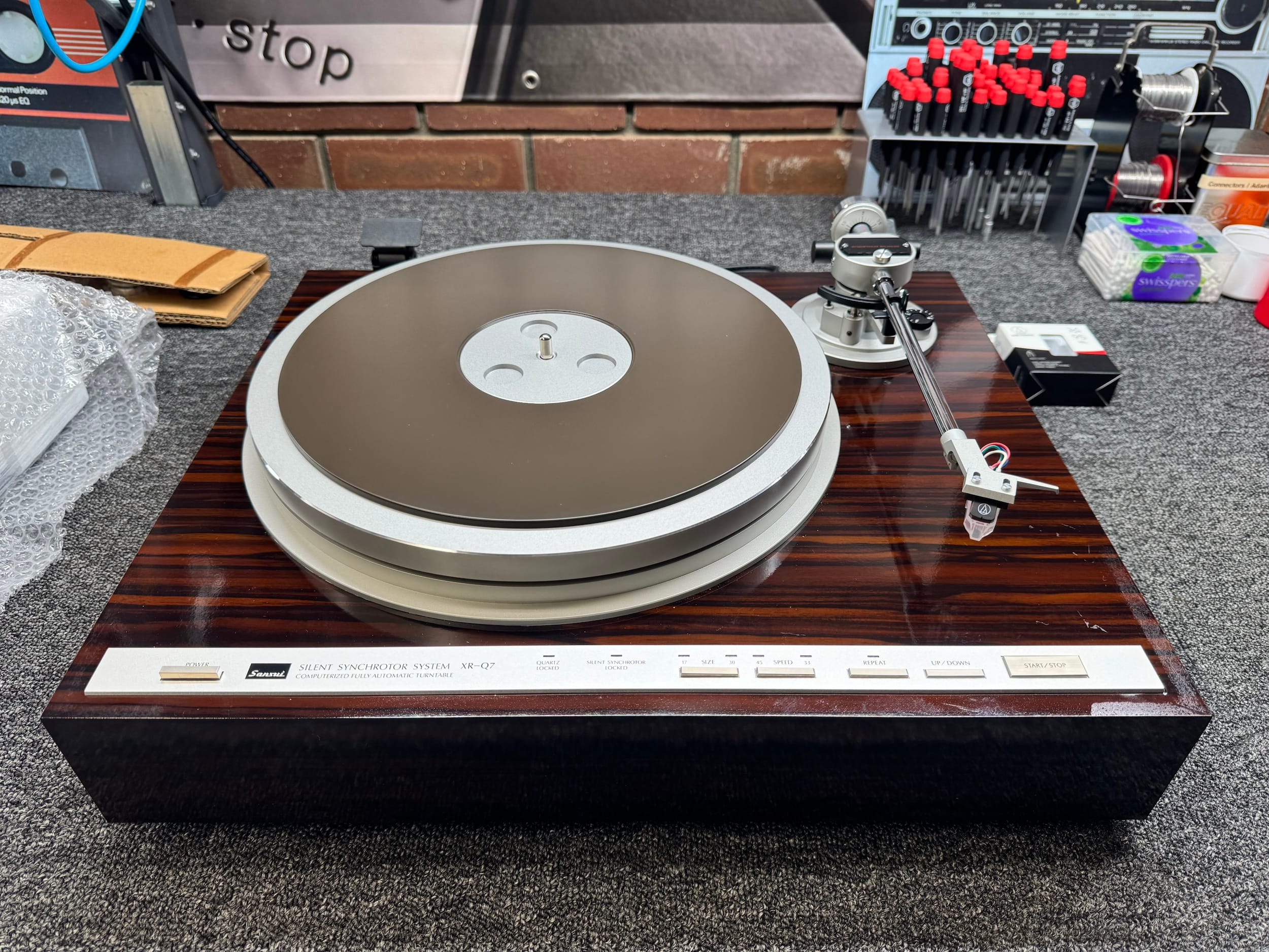 Stunning NOS Sansui XR-Q7 Commission & Repair 43 Sansui XR-Q7