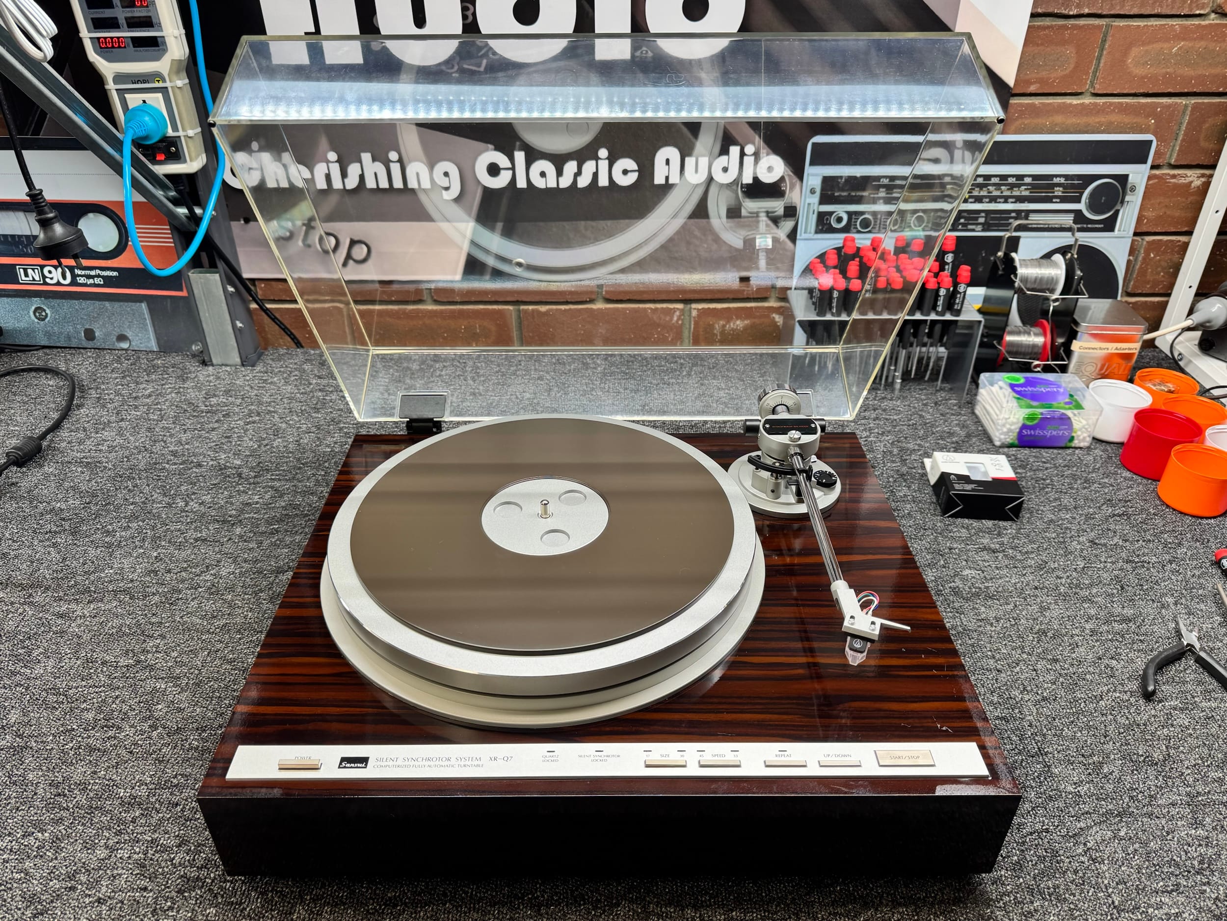 Stunning NOS Sansui XR-Q7 Commission & Repair 44 Sansui XR-Q7