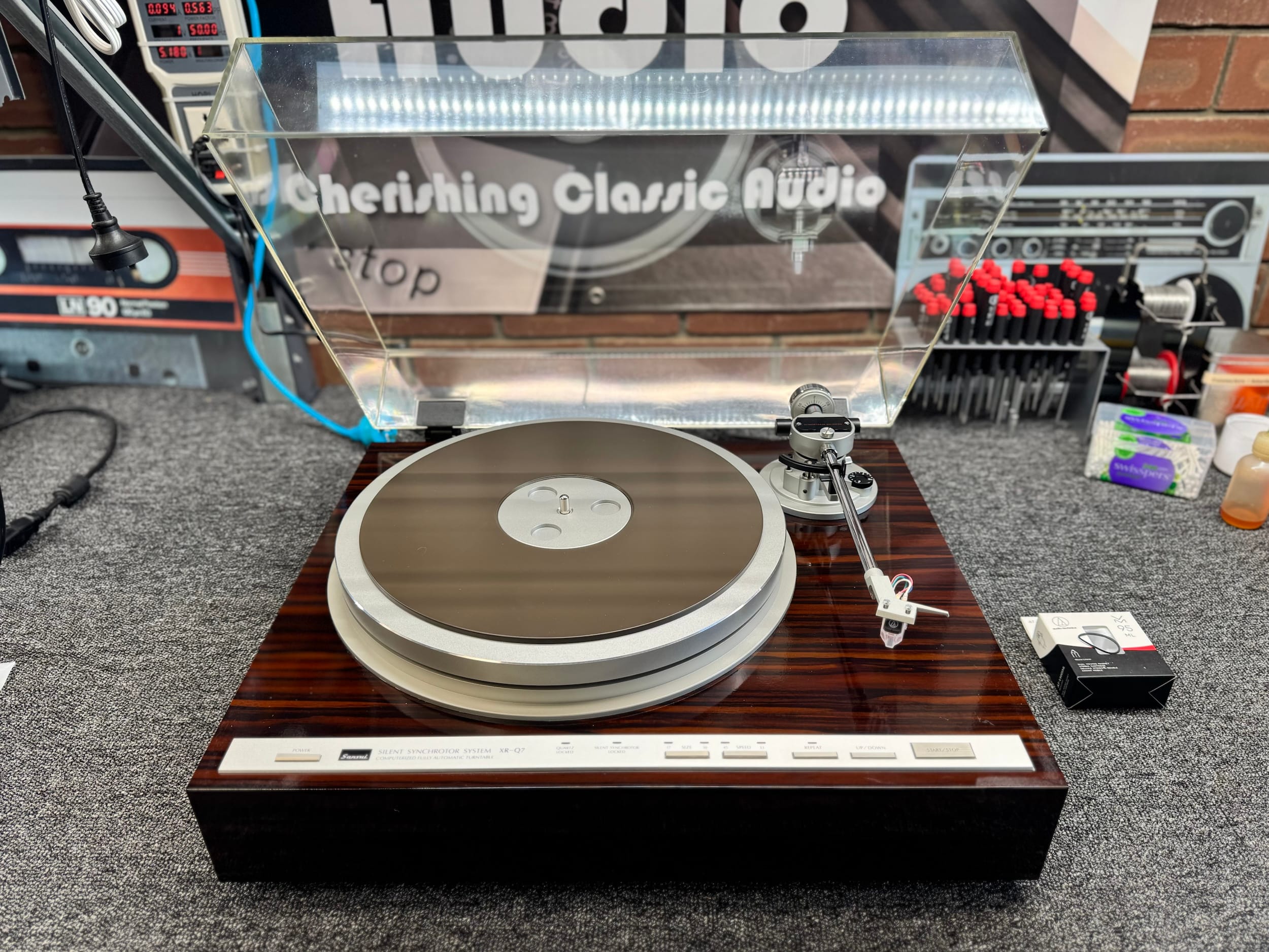Stunning NOS Sansui XR-Q7 Commission & Repair 52 Sansui XR-Q7