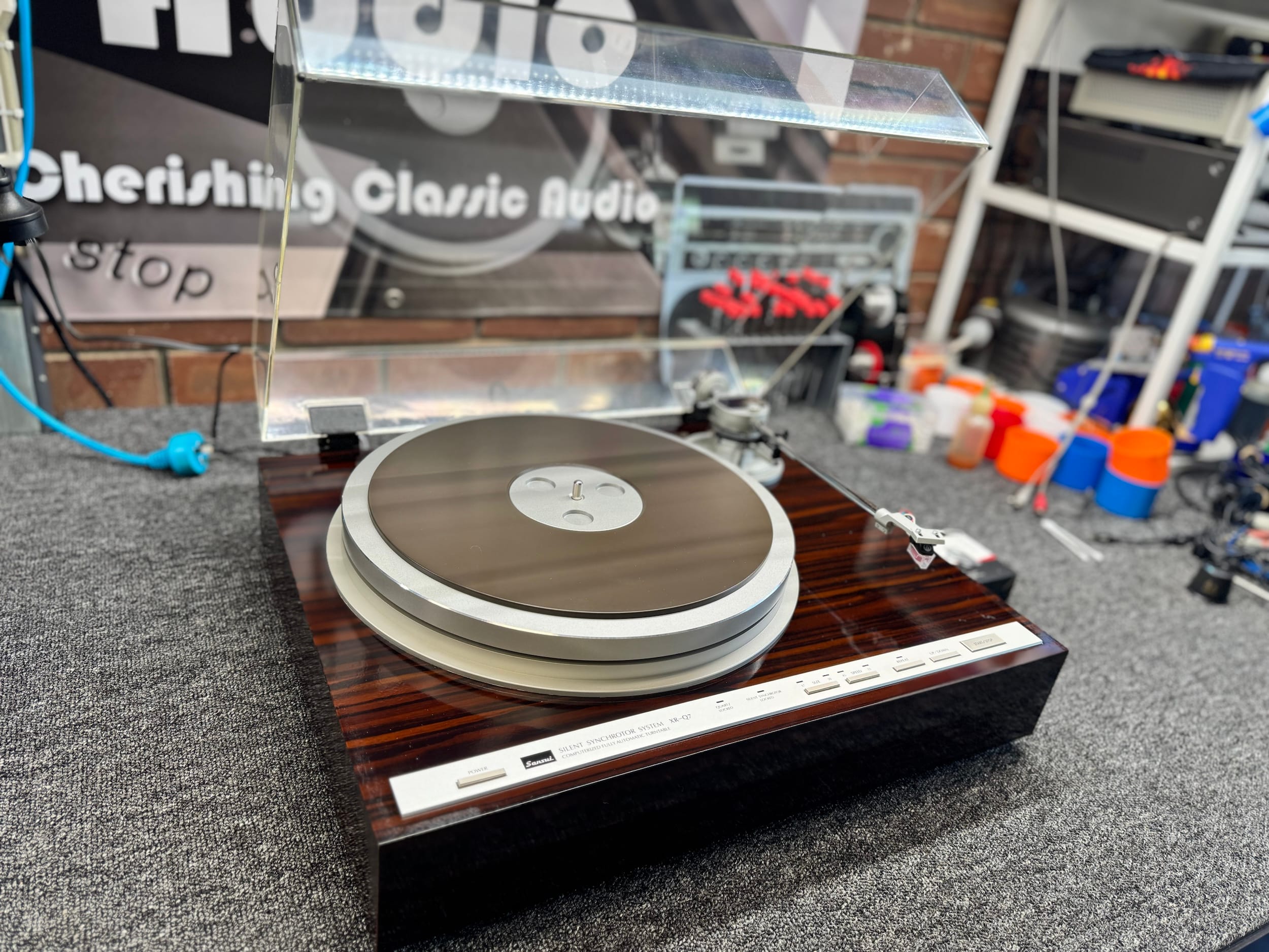 Stunning NOS Sansui XR-Q7 Commission & Repair 55 Sansui XR-Q7