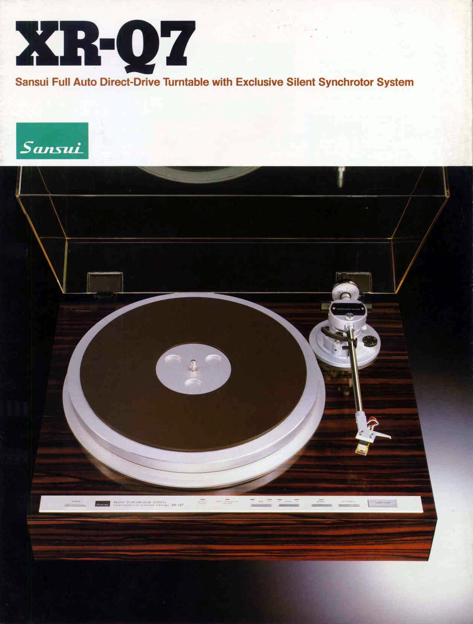 Stunning NOS Sansui XR-Q7 Commission & Repair 32 Sansui XR-Q7