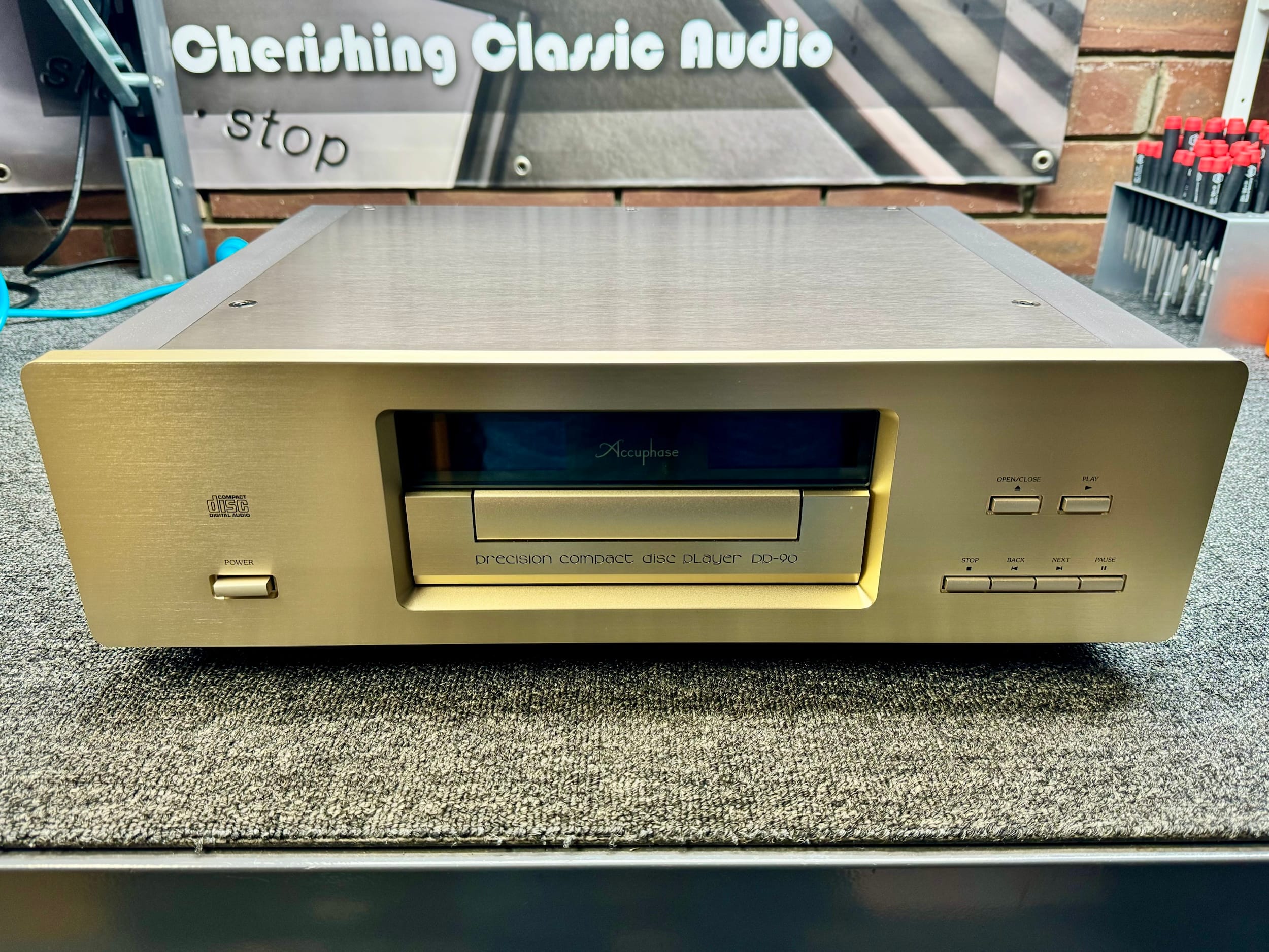 Astonishing Accuphase DP-90 CD Player Repair 3 Accuphase DP-90