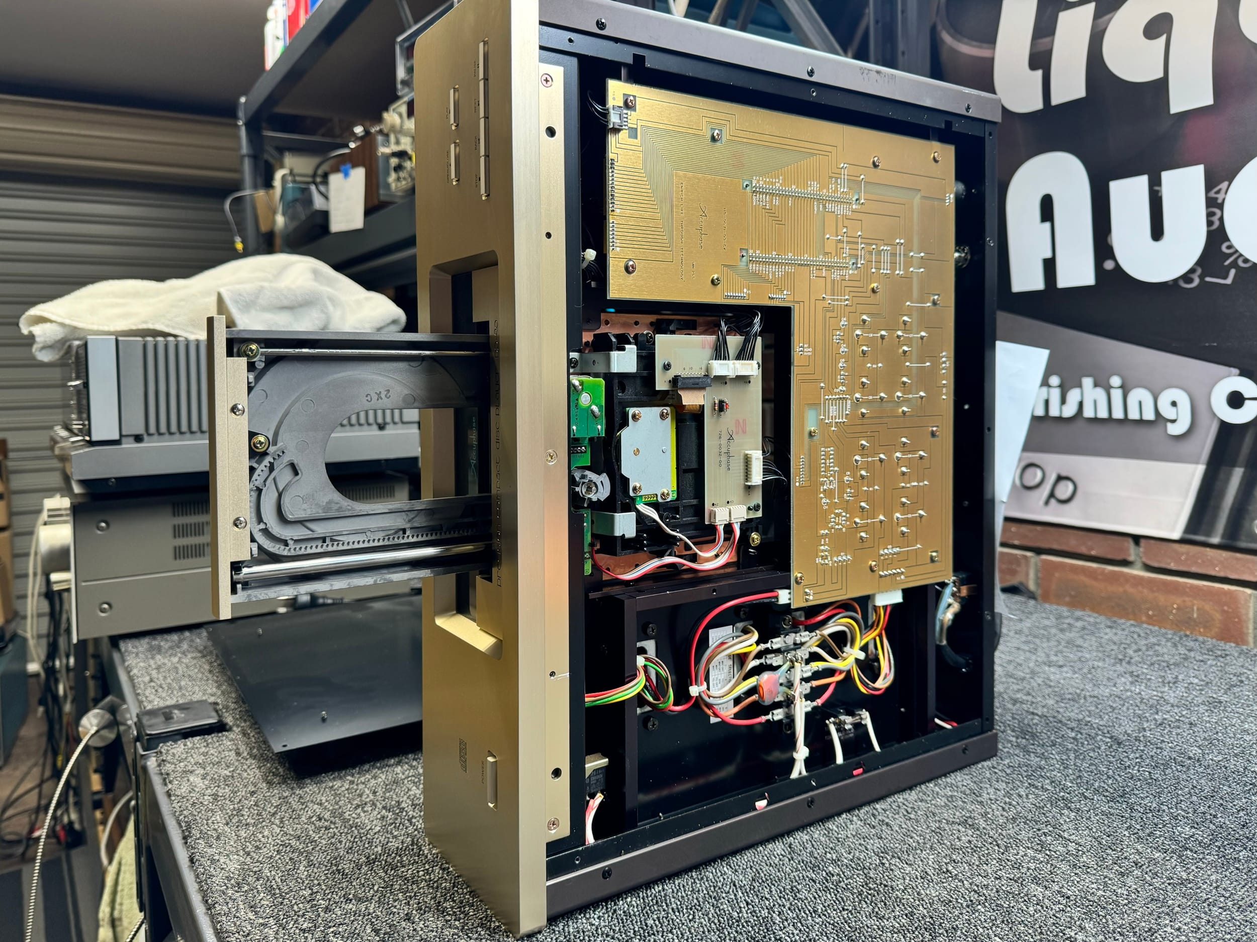 Astonishing Accuphase DP-90 CD Player Repair 13 Accuphase DP-90
